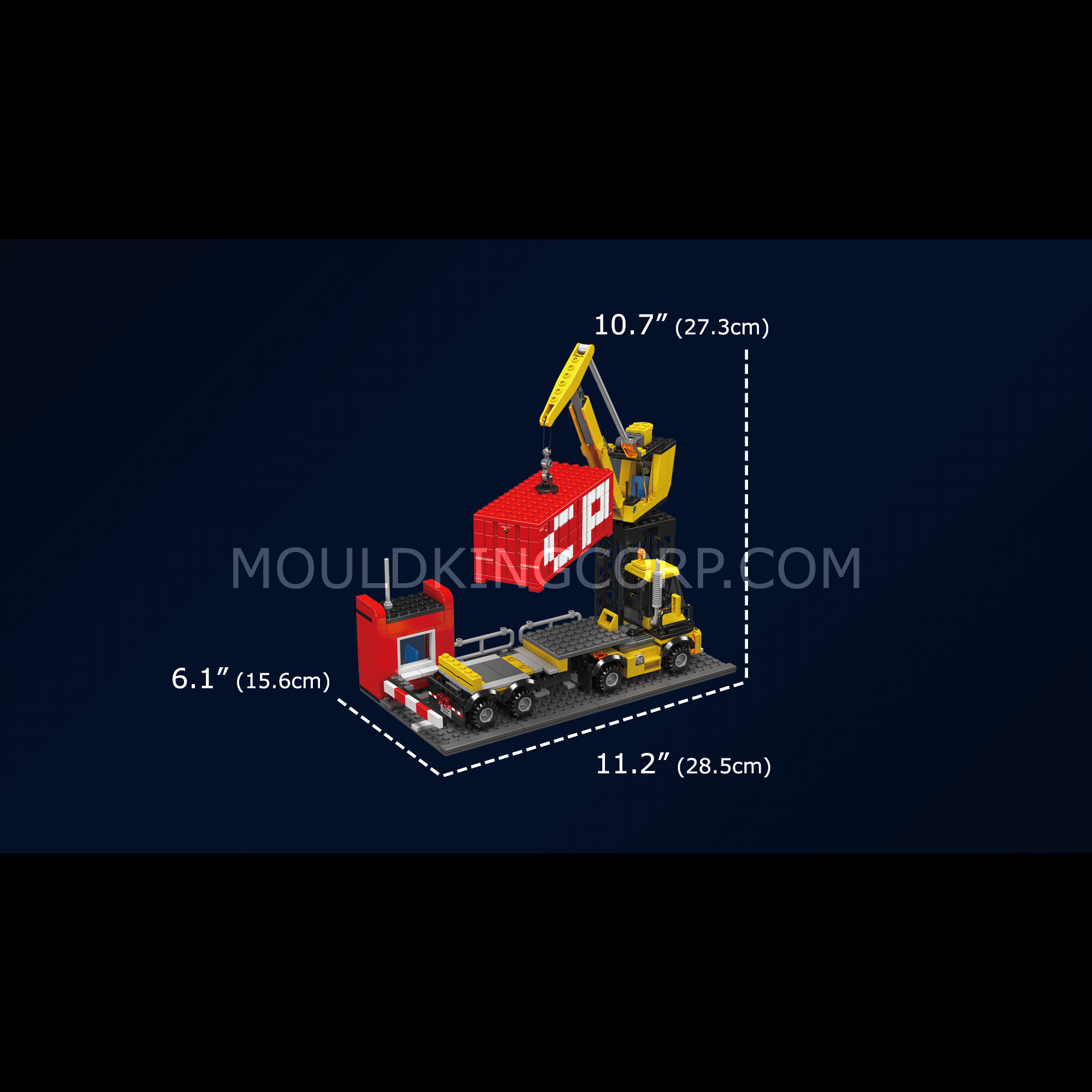 Mould King 12027 SD40-2 Diesel Locomotive Building Kit | 1,257 Piece Model Train Set for Adults & Teens | Collectible Display or DIY Railroad Project