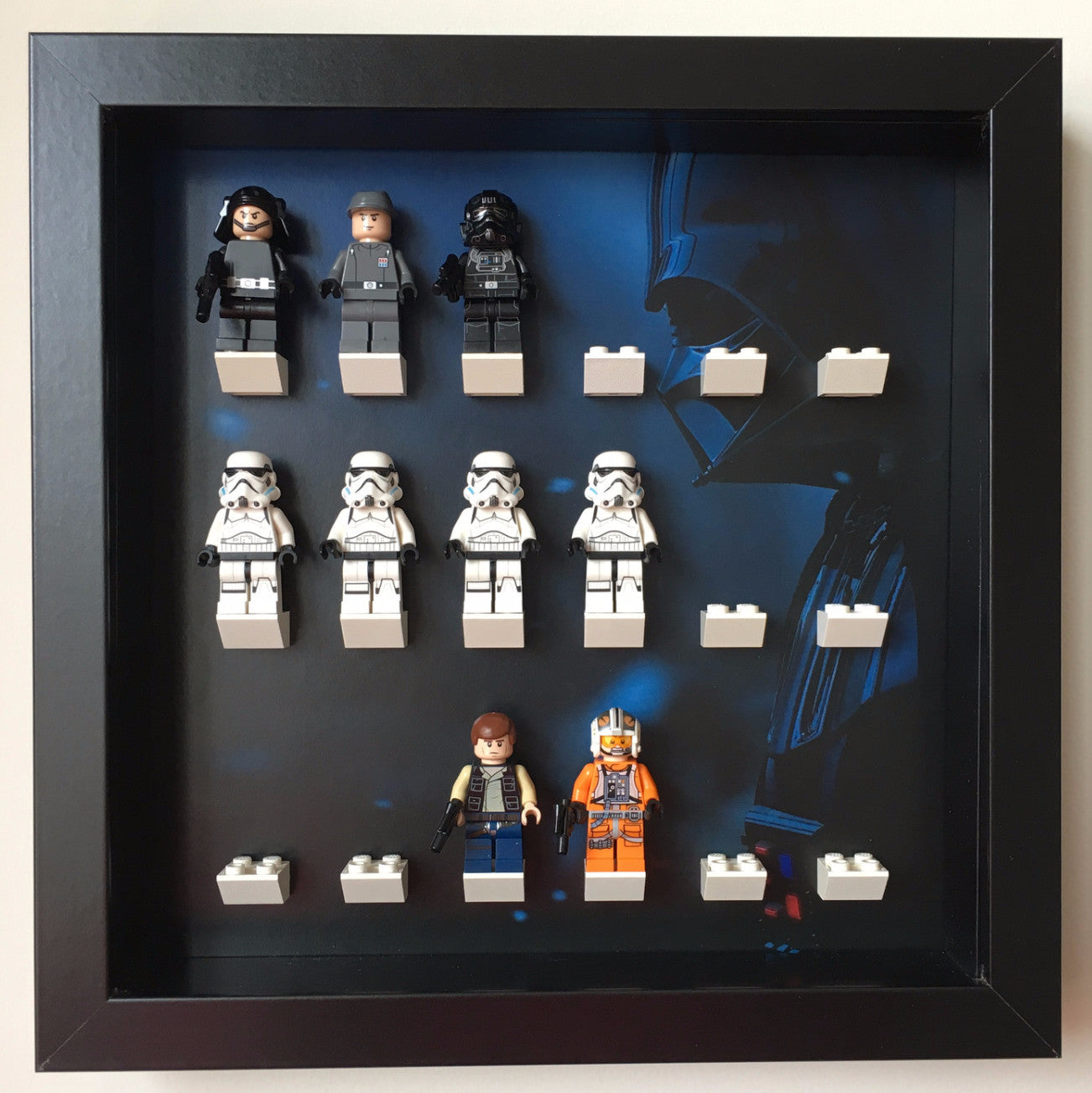 Lego® Star Wars Darth Vader Minifigure Display Frame - Perfect for Collectors & Home Decor