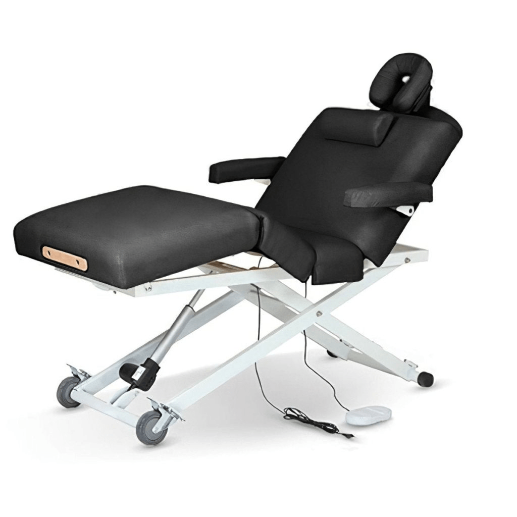 GreenLife Classic One Motor 4-Section Electric Massage Table Bed MT801 - Professional Portable Massage Table for Home & Spa Use, Physical Therapy, Chiropractic Adjustments