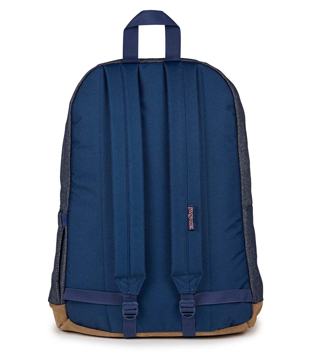 JanSport Right Pack Expressions Embroidered Denim Dark Backpack - Stylish School & Travel Laptop Bag for Students & Professionals