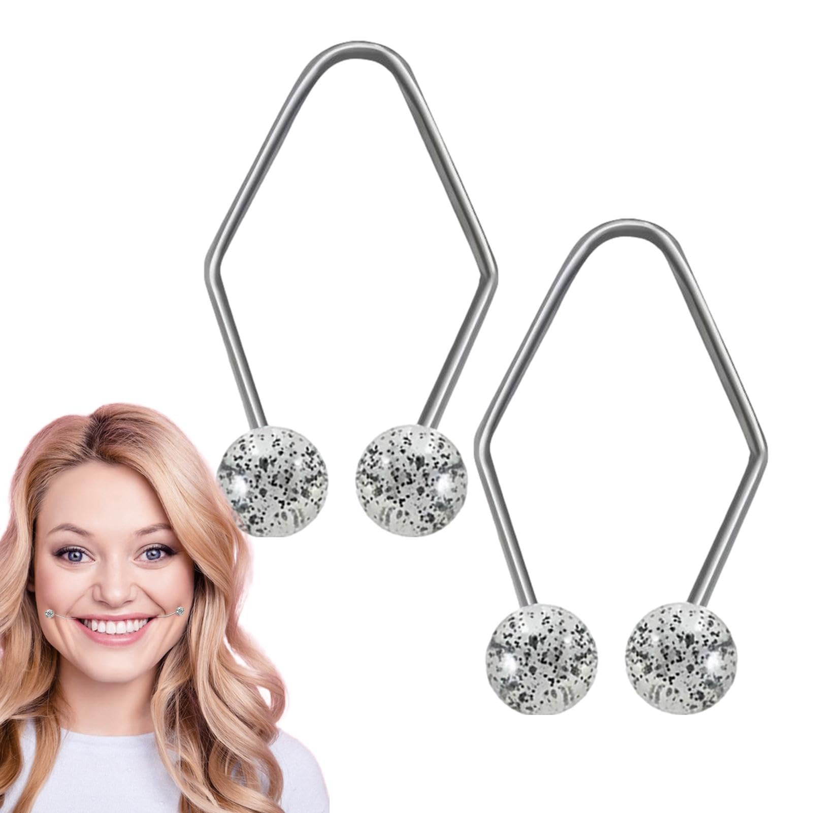 Natural Dimple Maker Tool - 2PCS Cheek Dimple Exerciser for Women | Facial Care & Beauty Enhancement