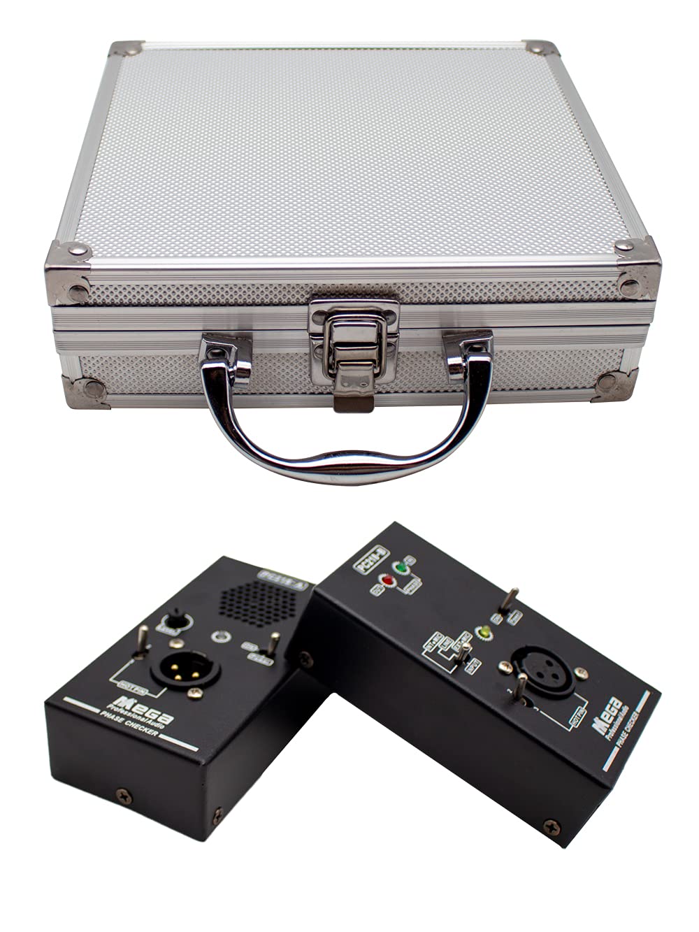 Phase Polarity Checker Detector for Audio Speakers & Microphones - Sound Tester PC218 with Short-Outer Meter Box | Perfect for Studio Setup, Live Sound Checks & Equipment Maintenance