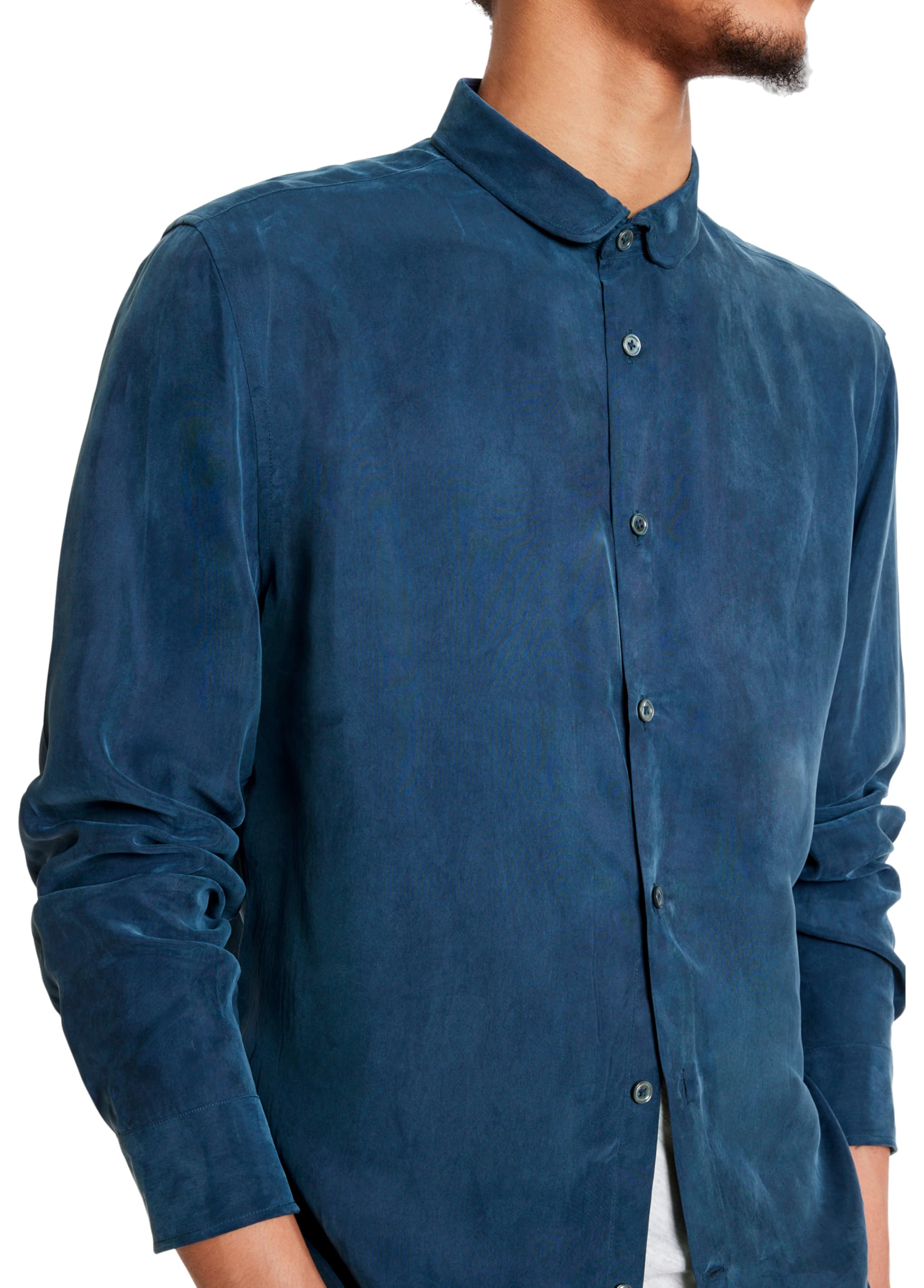 John Varvatos Men's Orchard Button-Down Shirt | Premium Cotton Casual Dress Shirt for Men | Perfect for Office, Date Night & Business Casual Outfits