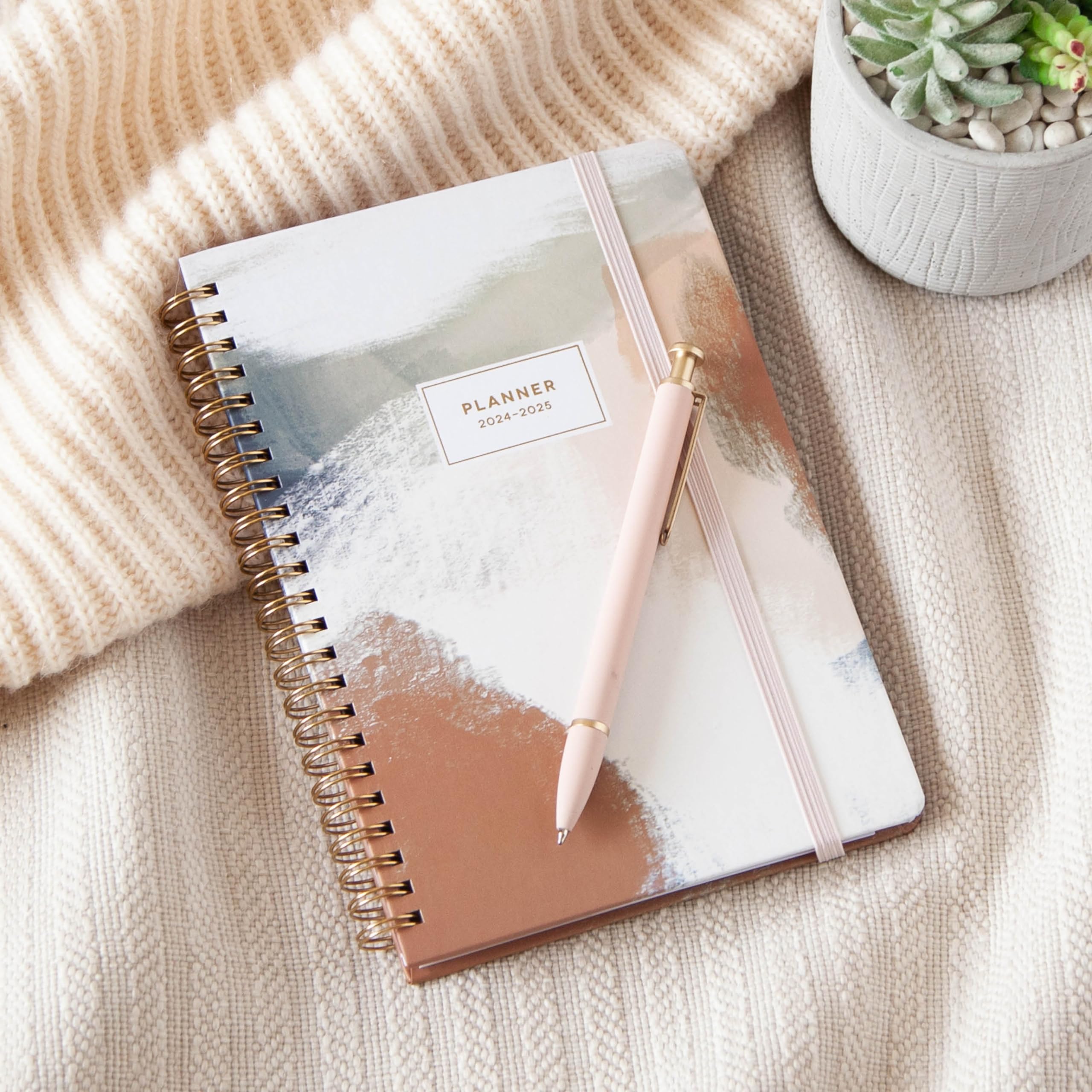 Blue Sky 2024-2025 Academic Planner - Weekly & Monthly Calendar - 5