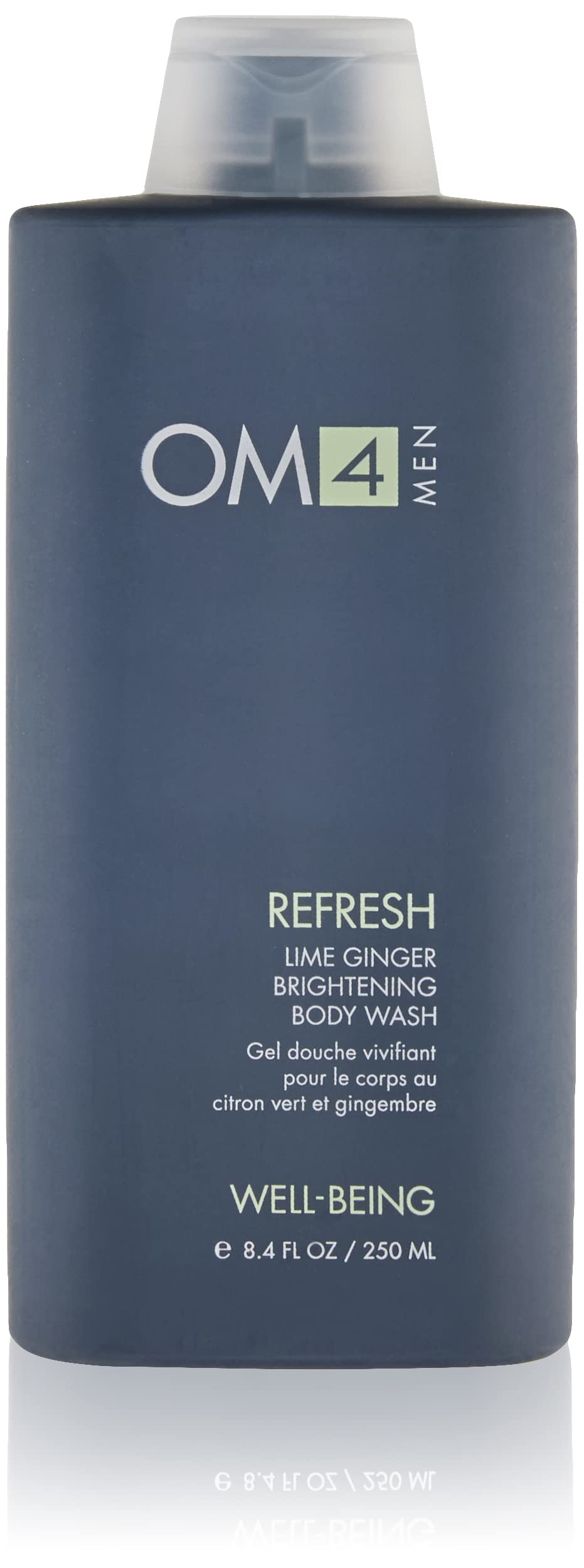 OM4 Refresh Lime Ginger Brightening Body Wash for Men - Vitamin C Enriched Cleansing & Nourishing Bodycare | Ideal for Daily Shower & Post-Workout Refreshment