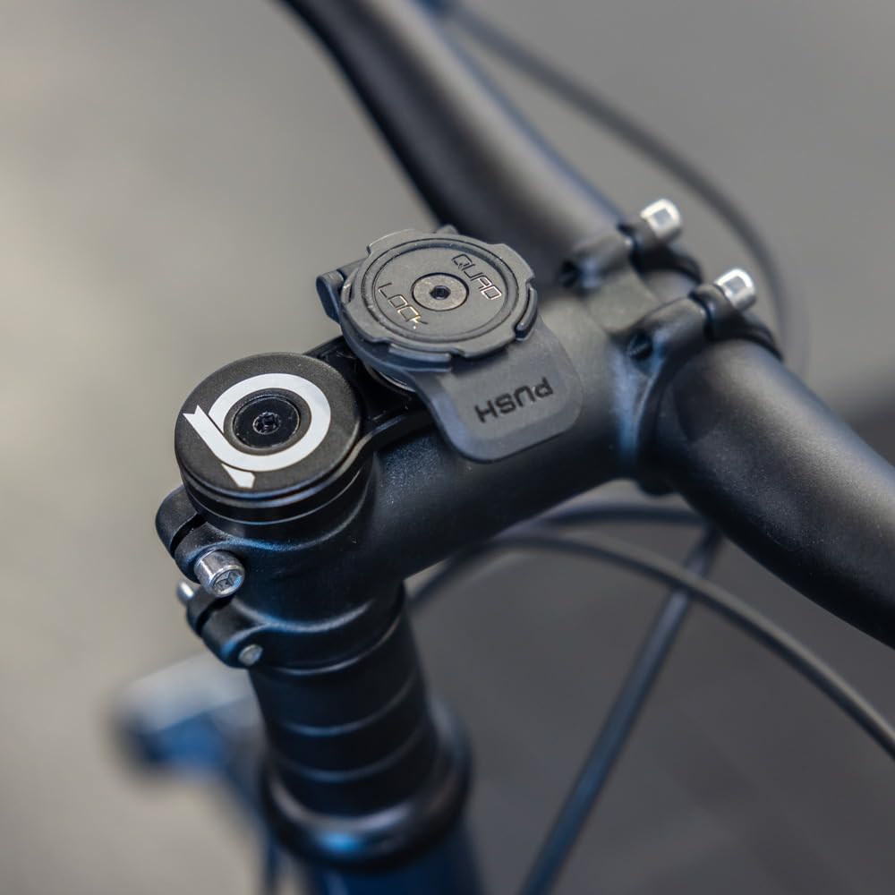 Quad Lock Stem Cap Bike Mount Kit - Secure Phone Holder for iPhone 14 Pro with MAG Case | Perfect for Cycling, Commuting & Outdoor Adventures