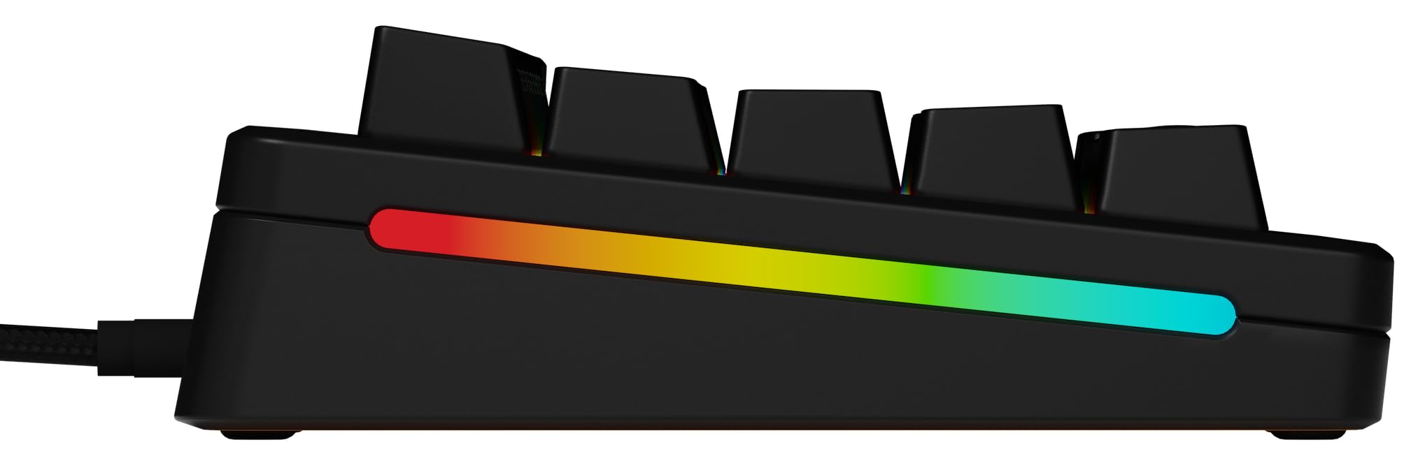 Glorious GMMK 3 65% Compact Custom Mechanical Gaming Keyboard - Hot Swappable 3/5 Pin Switches, Modular Gaskets, Doubleshot PBT Keycaps, Aluminum Plate - French AZERTY Layout (Black) | Perfect for Esports, Office Work & Programming