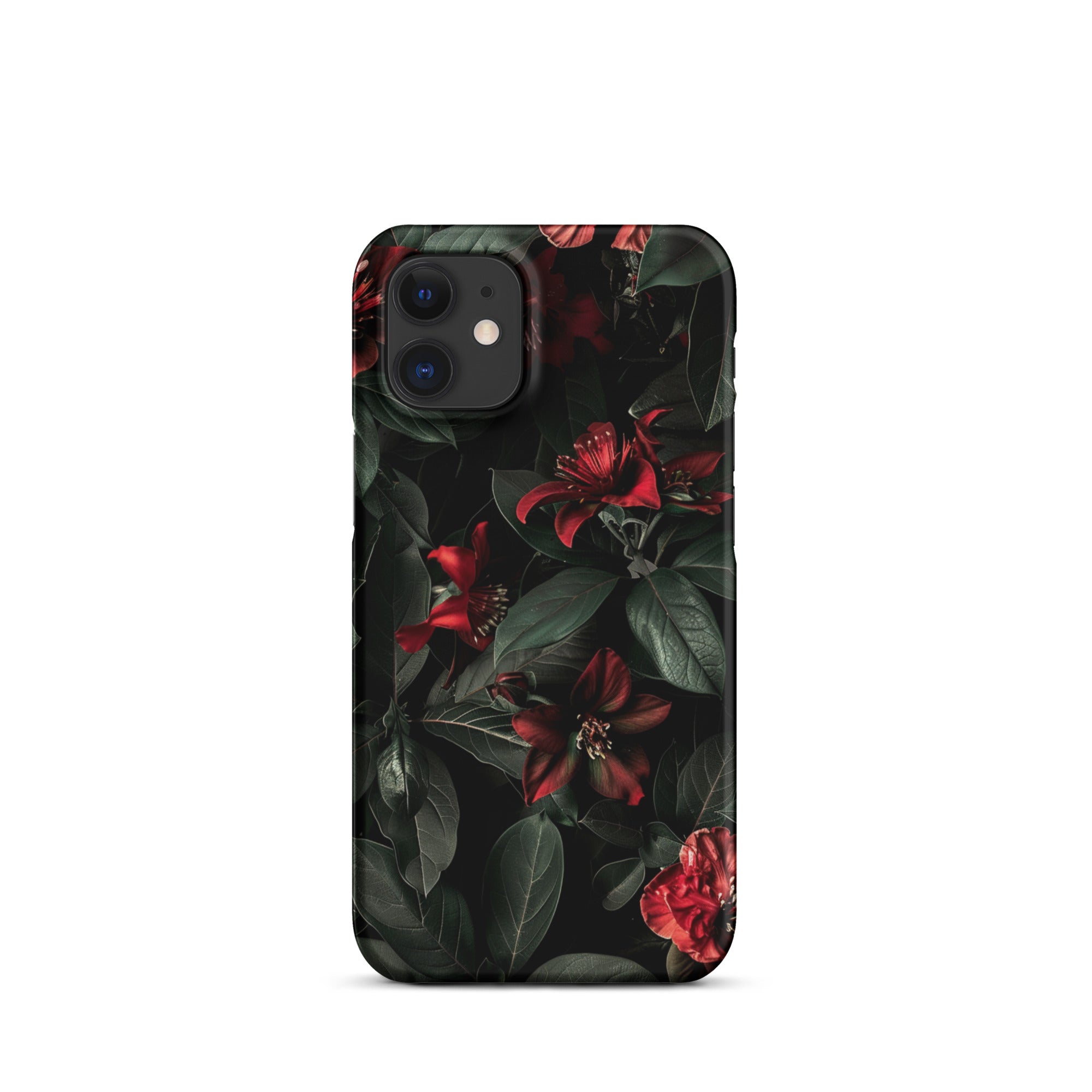 Floral Pattern iPhone Snap Case - Stylish Protective Cover for iPhone 11/12/13/14/15 Pro Max - Perfect for Everyday Use, Travel & Fashion Accessories