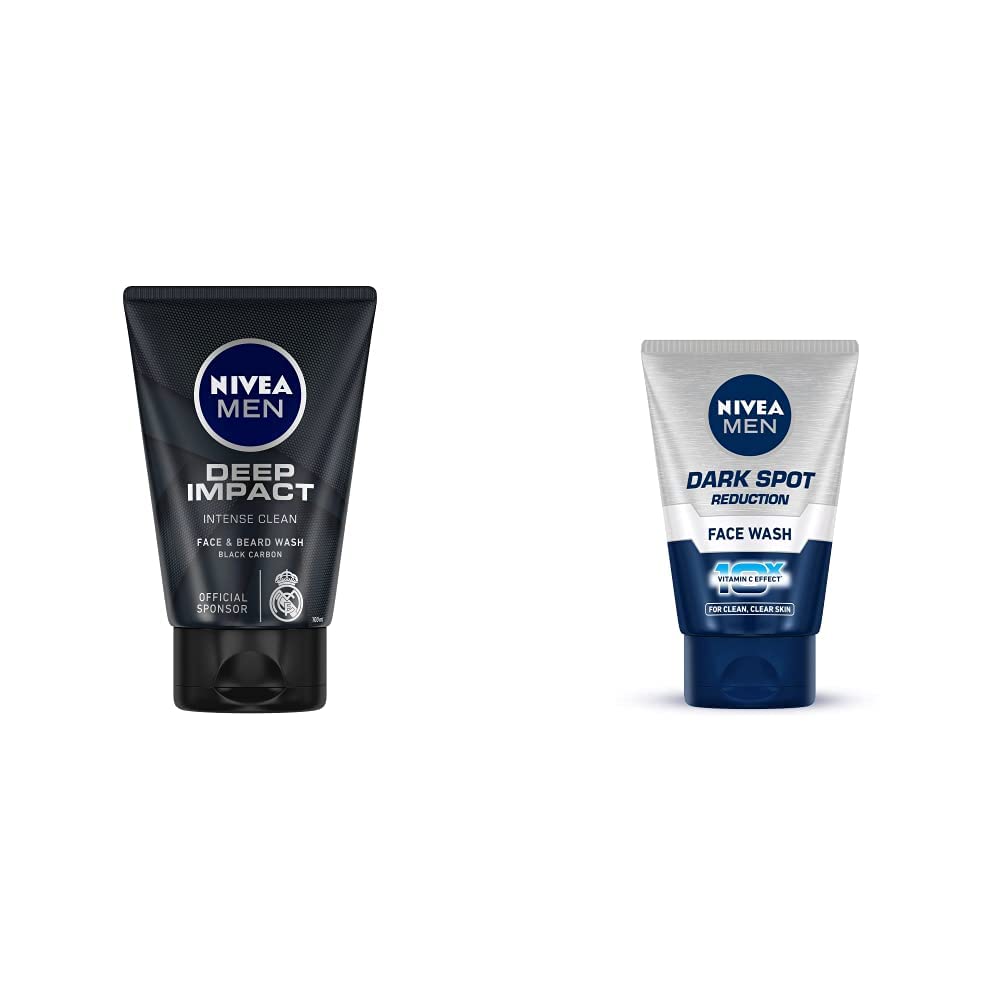 Nivea Men Face Wash 100g - Deep Clean & Dark Spot Reduction for Daily Skincare