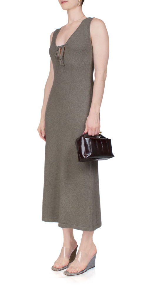 Delphinus Women's Knit Dress - Soft Stretchy Comfortable Casual Long Sleeve Bodycon Dress for Fall Winter | Perfect for Office, Date Night, and Holiday Parties