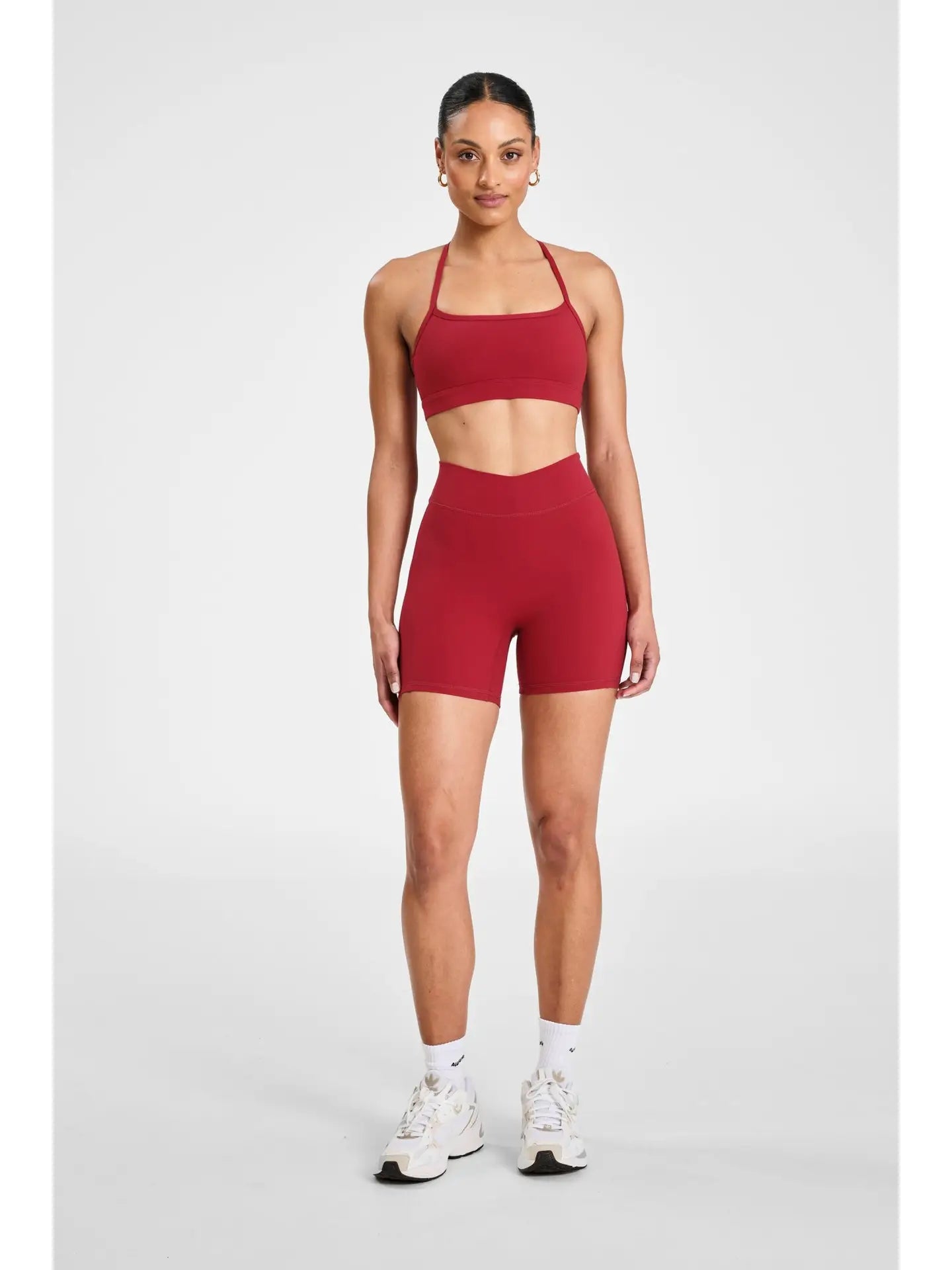 CLOUDCORE Sculpting 5 Bike Shorts for Women - High Waist Cycling Shorts with Pockets, Breathable & Moisture Wicking - Perfect for Cycling, Running, Yoga & Workouts