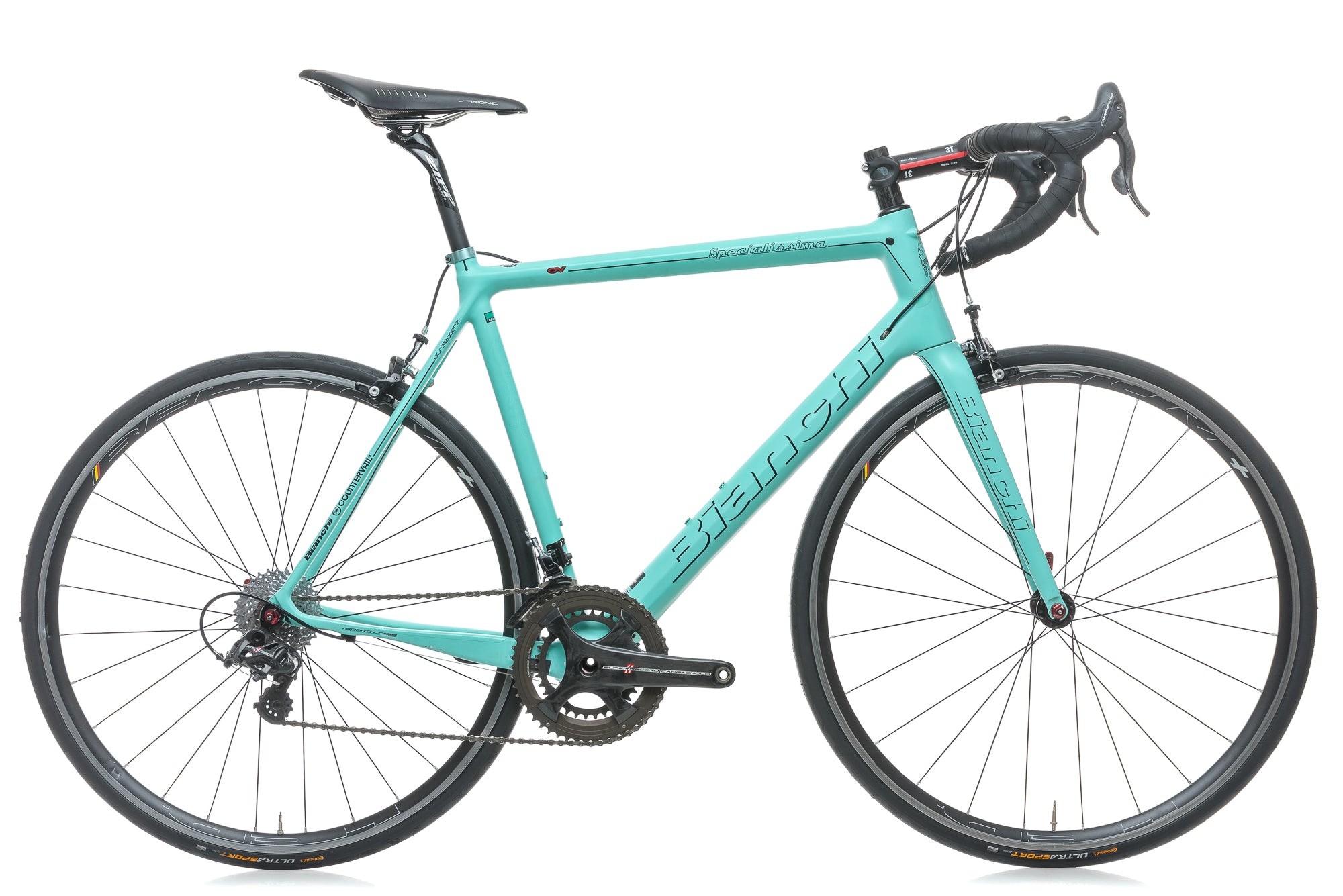 Bianchi Specialissima 59cm Carbon Road Bike Frameset 2017 - Lightweight & Aerodynamic for Competitive Cycling & Racing