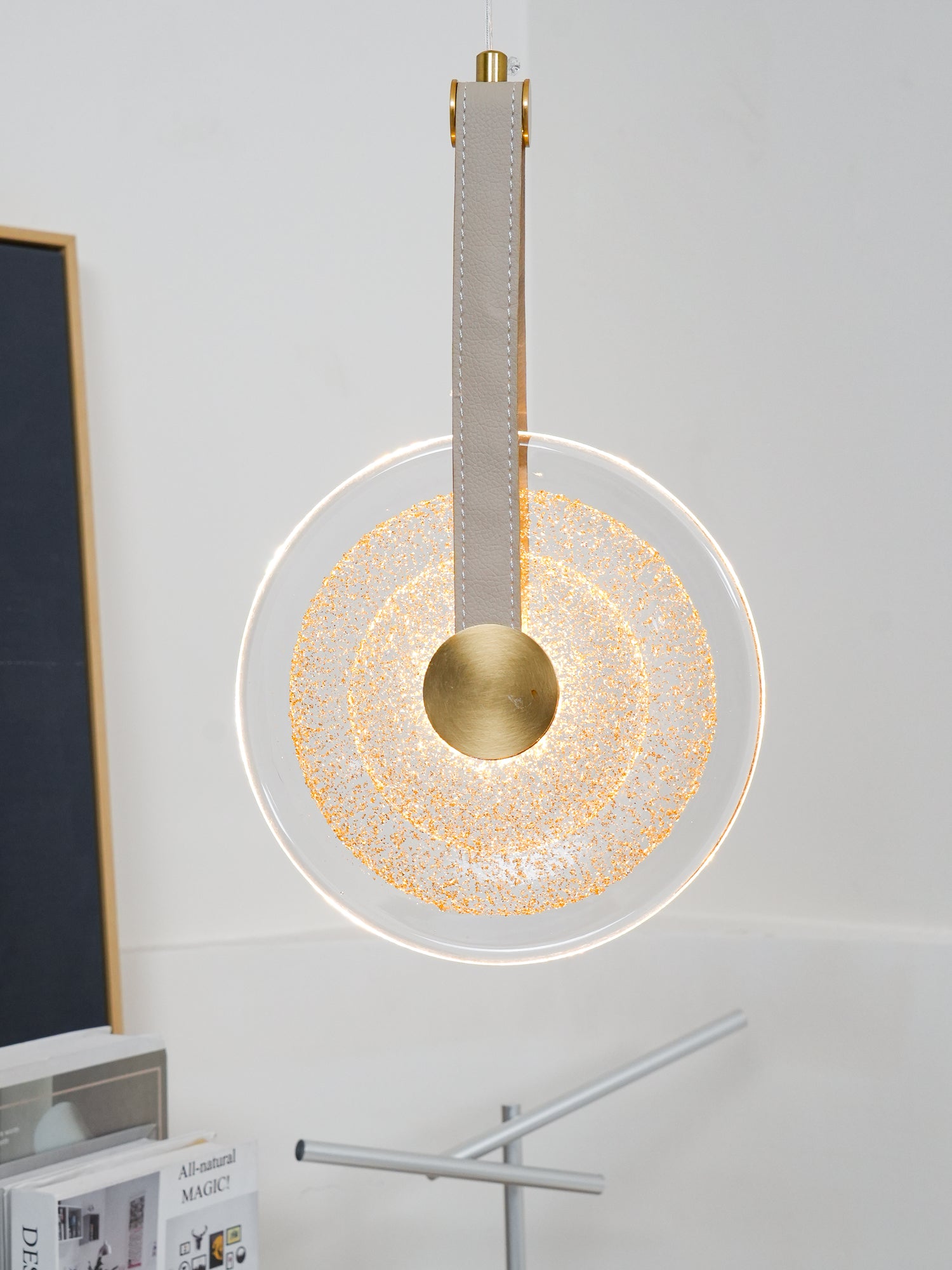 Disc Paolo Castelli Pendant Lamp - Modern Italian Designer Ceiling Light for Dining Room, Kitchen, or Living Room Decor