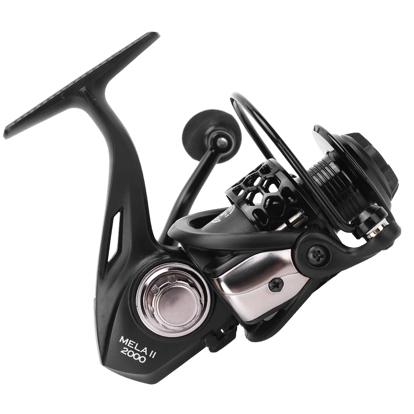 Premium 13+1 Bearing Fishing Reel - Left/Right Hand Interchangeable Spinning Reel for Saltwater & Freshwater Fishing | Ideal for Rock Fishing, Raft Fishing, Sea Fishing & Anchor Pole Use (MELA2000)