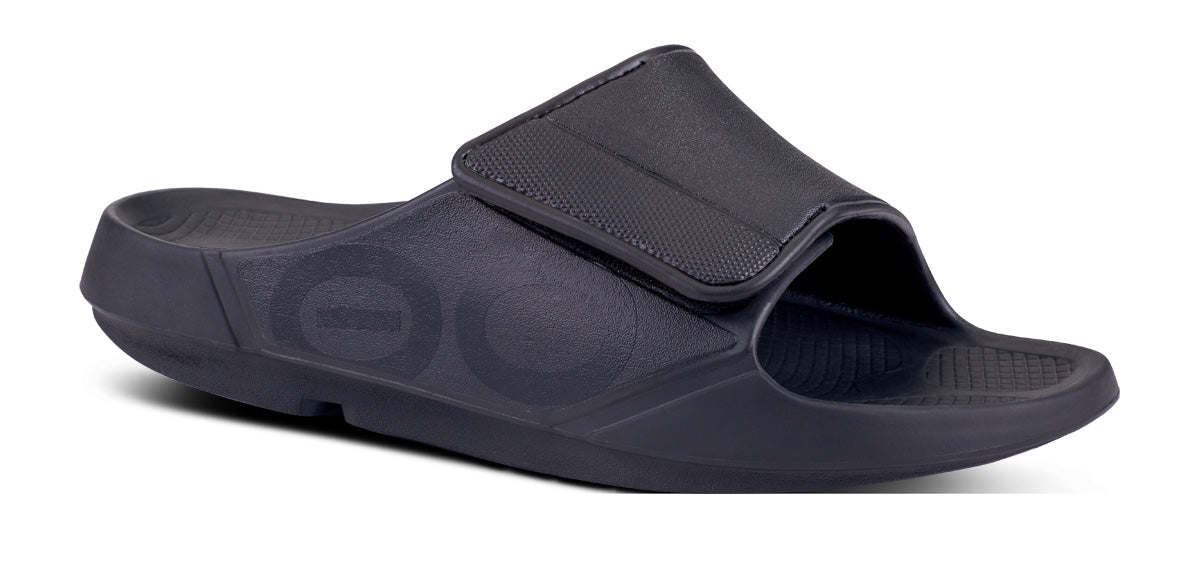 Women's OOahh Sport Flex Sandal - Matte Black | Comfortable Athletic Sandals for Running, Hiking & Outdoor Activities