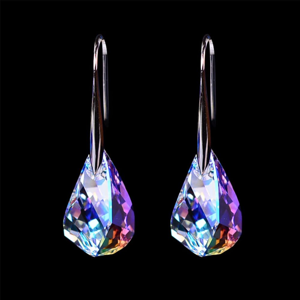 GuyAna Quartz Stone Lymphatic Magnetic Therapy Earrings - Germanium Lymphvity Earrings for Women | Lymphatic Drainage & Weight Loss Jewelry (2-Piece Set) | Perfect for Detox, Wellness & Fashion Accessories