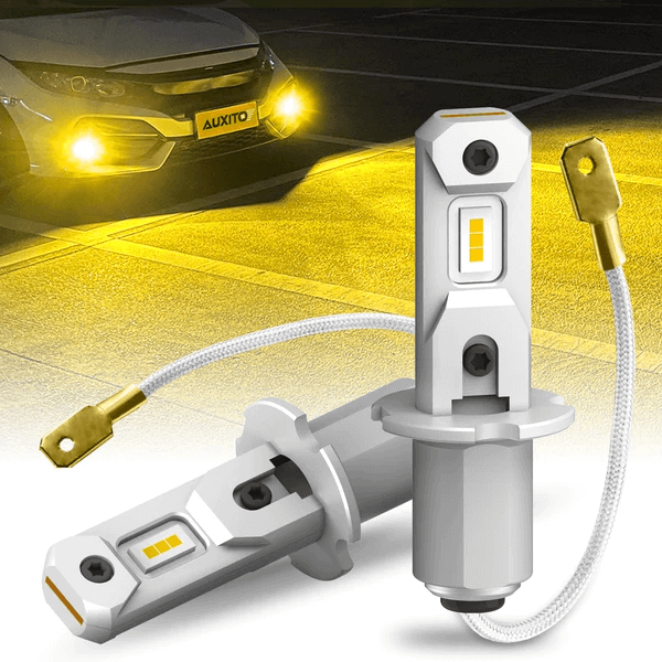 2000-2004 Ford F-250 Super Duty H3 LED Fog Light Bulbs 6500K White - High Visibility for Off-Roading & Night Driving