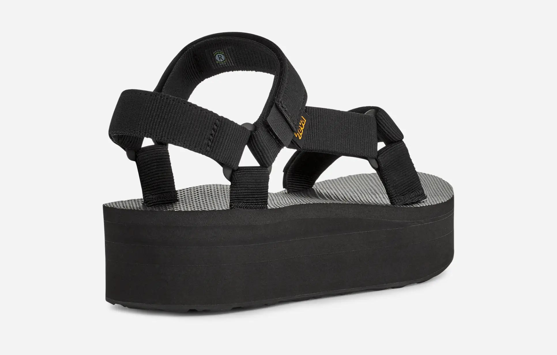 Teva Flatform Universal Black Sandals for Women - Comfortable Platform Sandals with Adjustable Straps | Perfect for Beach, Hiking & Summer Outdoor Activities