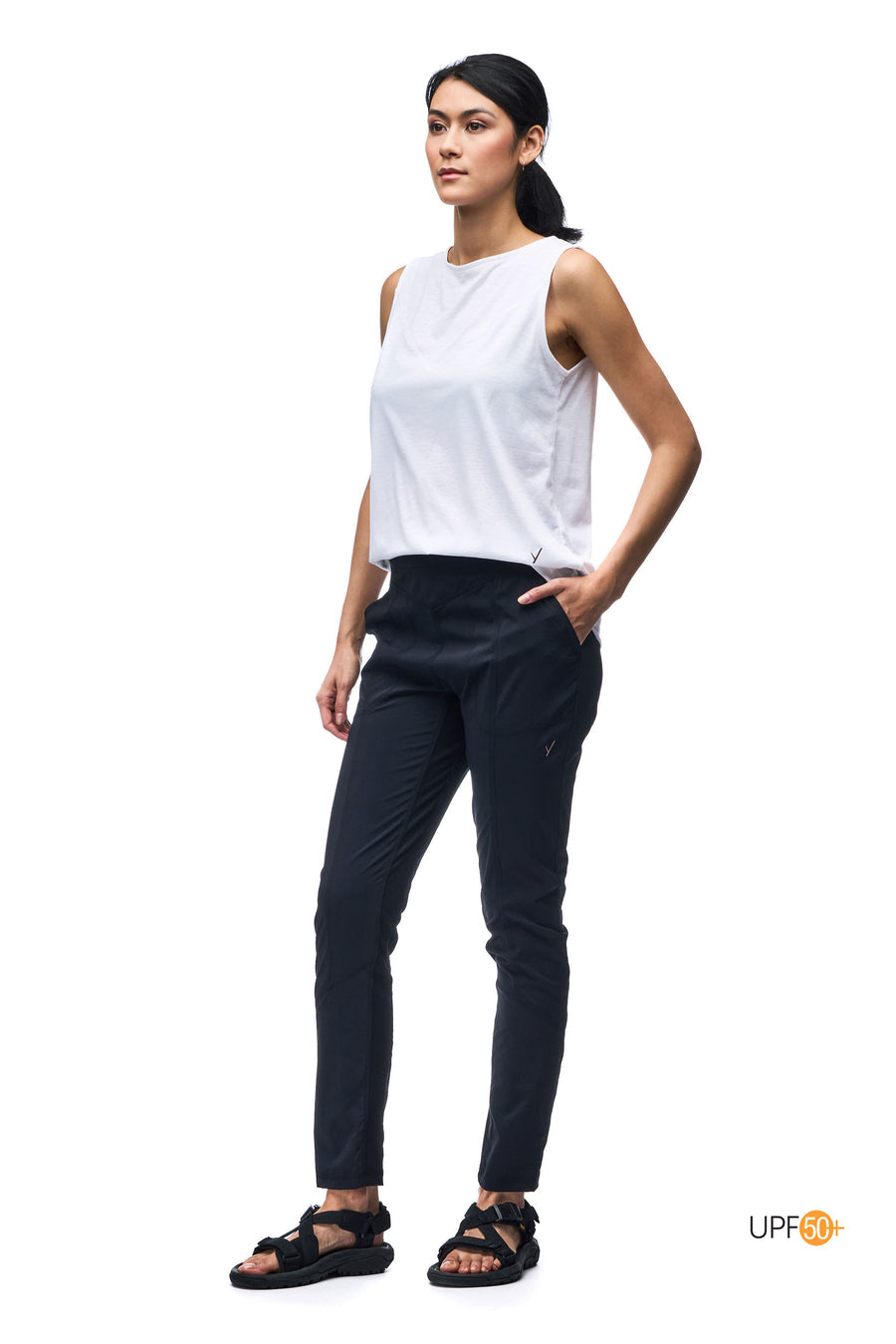 Indyeva Travel IV Pants for Women - Lightweight, Comfortable & Stylish Hiking & Outdoor Adventure Pants
