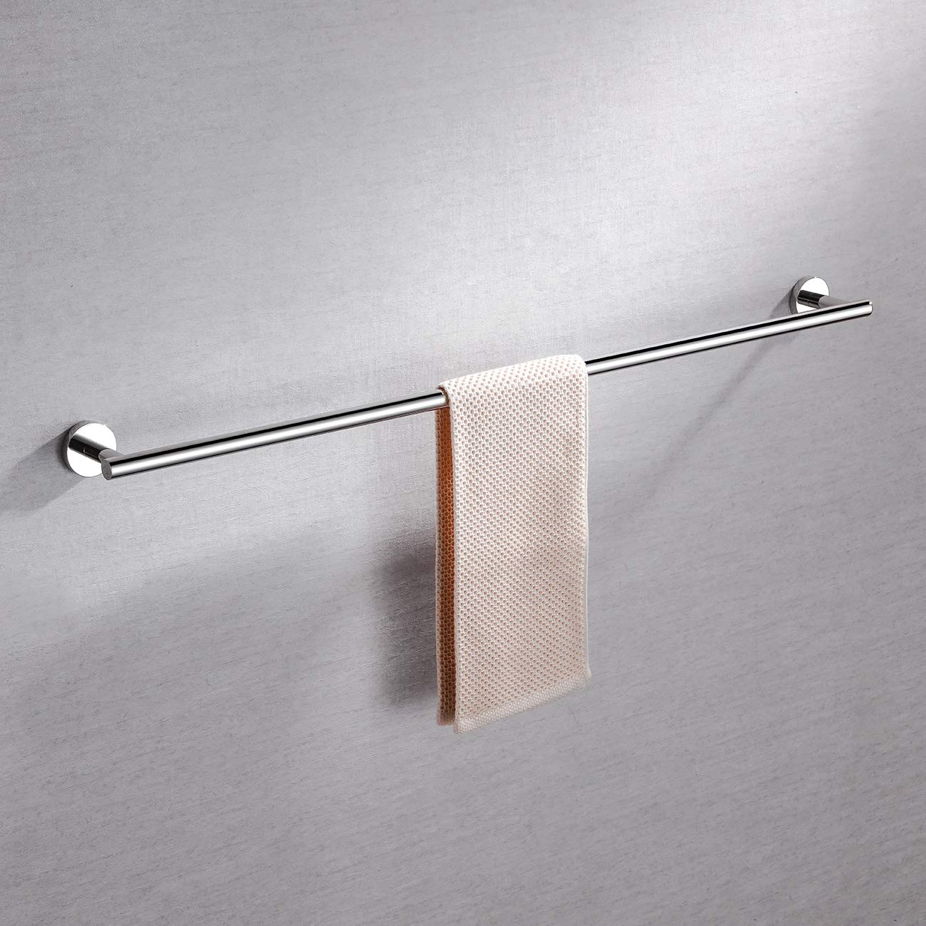 Miyili 36-Inch Stainless Steel Bathroom Towel Bar - Wall Mounted Towel Holder Rack with Polished Finish (A01C90A) - Perfect for Bathroom, Kitchen, Laundry Room & Spa Decor