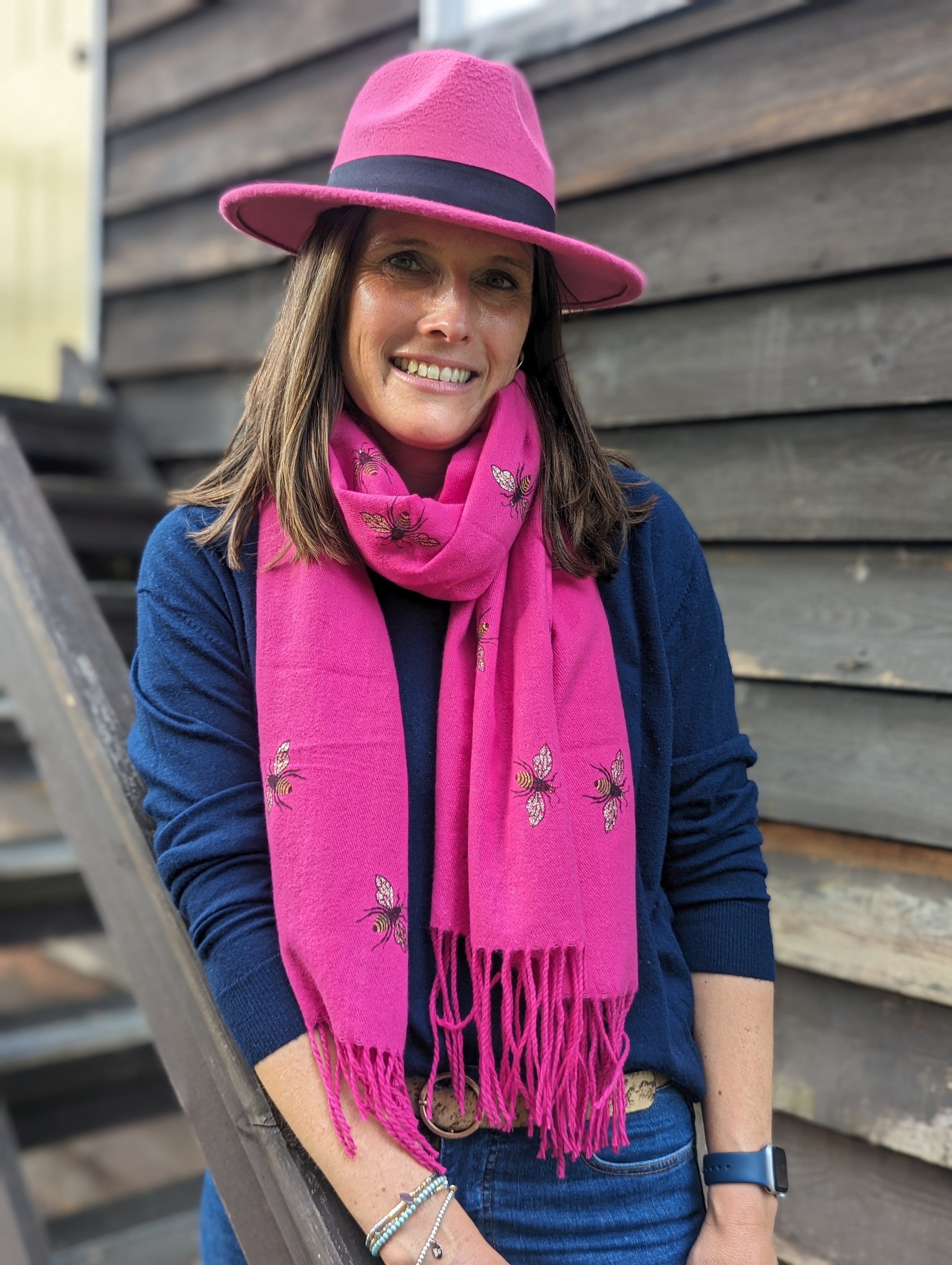 Remo Glitter Bee Pashmina Style Scarf - Elegant Sparkling Shawl for Women, Perfect for Parties, Weddings & Evening Events