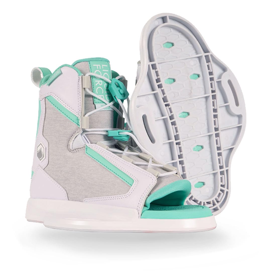 Liquid Force 2025 Women's Plush Wakeboard Bindings - Comfortable & Secure Wakeboarding Boots for Women | Perfect for Water Sports & Boat Riding