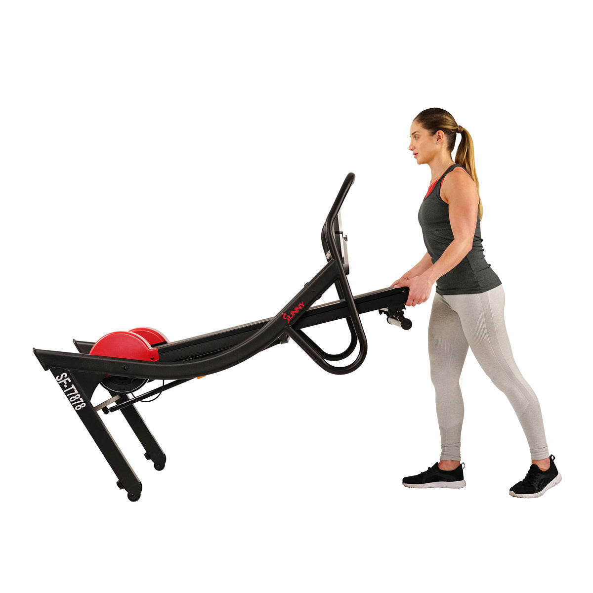 Cardio Trainer Manual Treadmill - 300 lb Weight Capacity with Adjustable Incline for Home Gym & Small Spaces | Perfect for Walking Exercise & Indoor Fitness