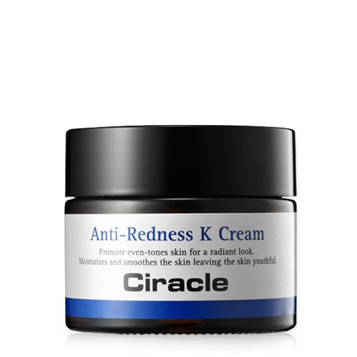 Ciracle Anti Redness K Cream 50ml - Soothing Facial Moisturizer for Redness & Rosacea - Perfect for Sensitive Skin Care Routine & Post-Treatment Recovery