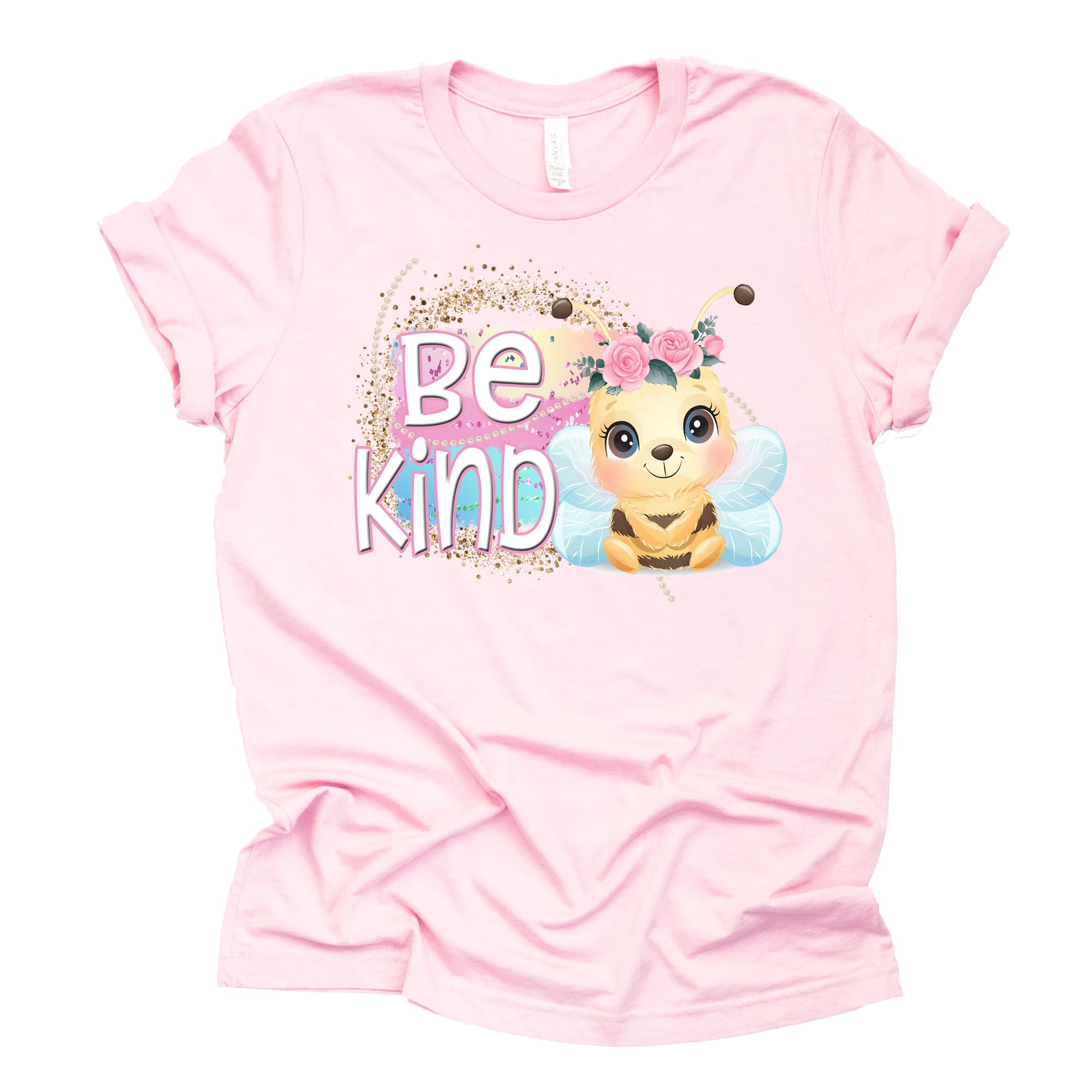Be Kind Graphic T-Shirt - Funny Inspirational Women's & Unisex Short Sleeve Tee - Perfect for Casual Wear, Gifts & Everyday Outfits