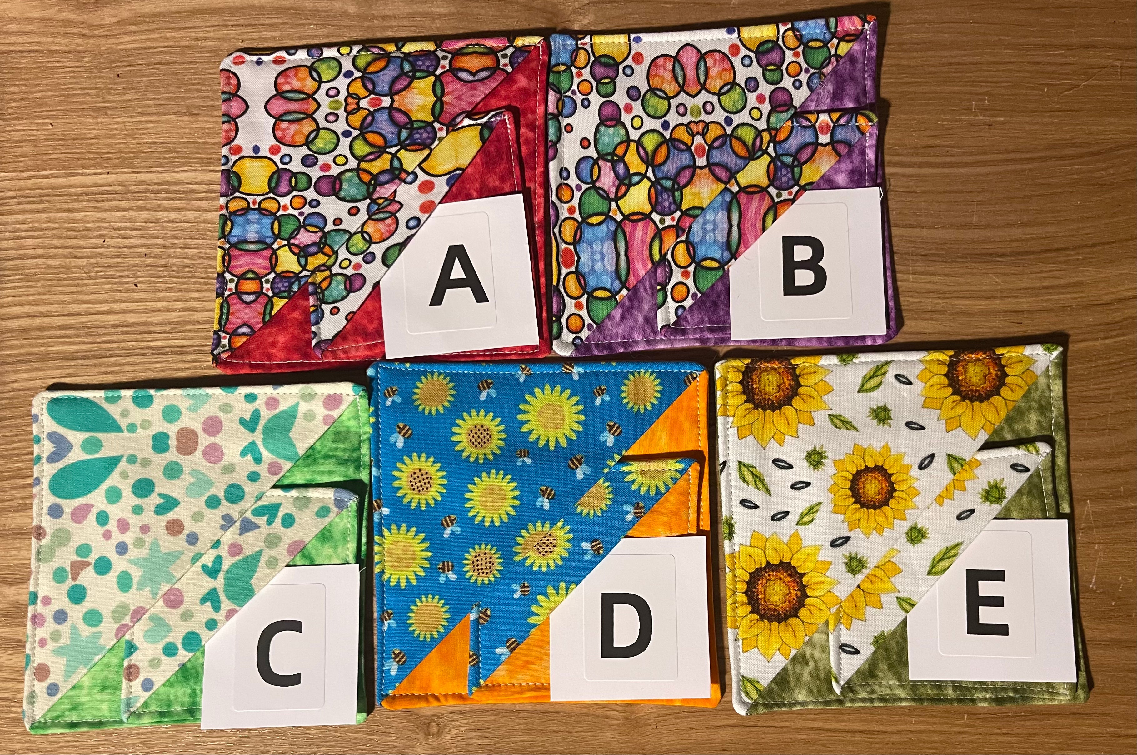 Elegant 5” & 3.5” Bookmark Set - Bright Circles, Floral Patterns & Sunflower Designs | Perfect for Books, Journals, Gifts & Reading Accessories