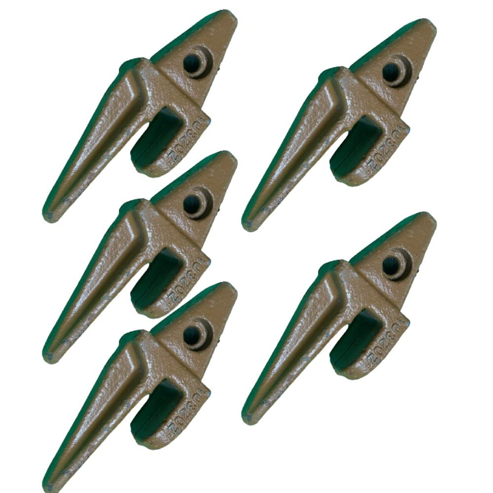 Caterpillar CAT Bucket Teeth Adapter 119-3204 (5PK) - Compatible with 1U3202 & J200 Models - Heavy Duty Weld On Shank for Excavator & Loader Buckets - Perfect for Construction, Mining & Earthmoving Equipment