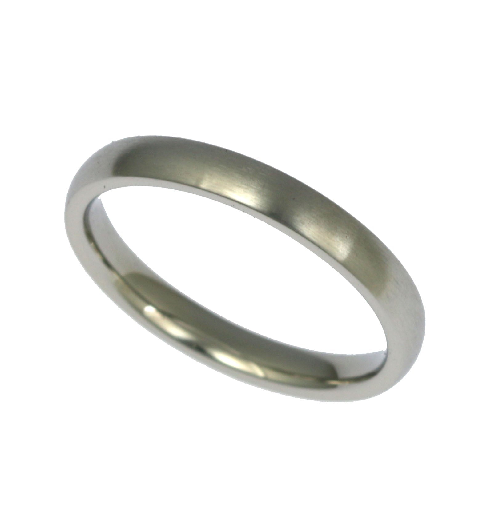 3mm Brushed Comfort Fit Stainless Steel Men's Wedding Band Ring - Durable & Hypoallergenic for Everyday Wear, Anniversary Gift, and Special Occasions