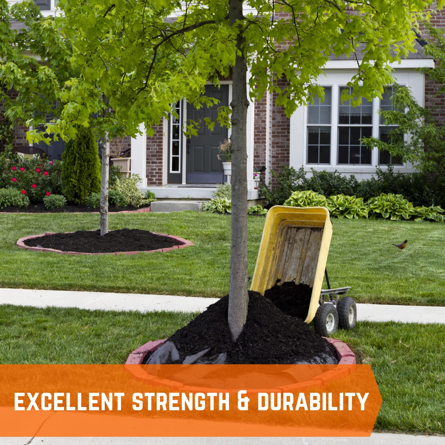 5oz Heavy Duty Woven Landscape Fabric - 6' x 250' Commercial Grade UV Resistant Ground Cover | Durable Weed Barrier for Gardening, Farming, Agriculture | Perfect for Vegetable Beds, Flower Gardens & Landscaping Projects