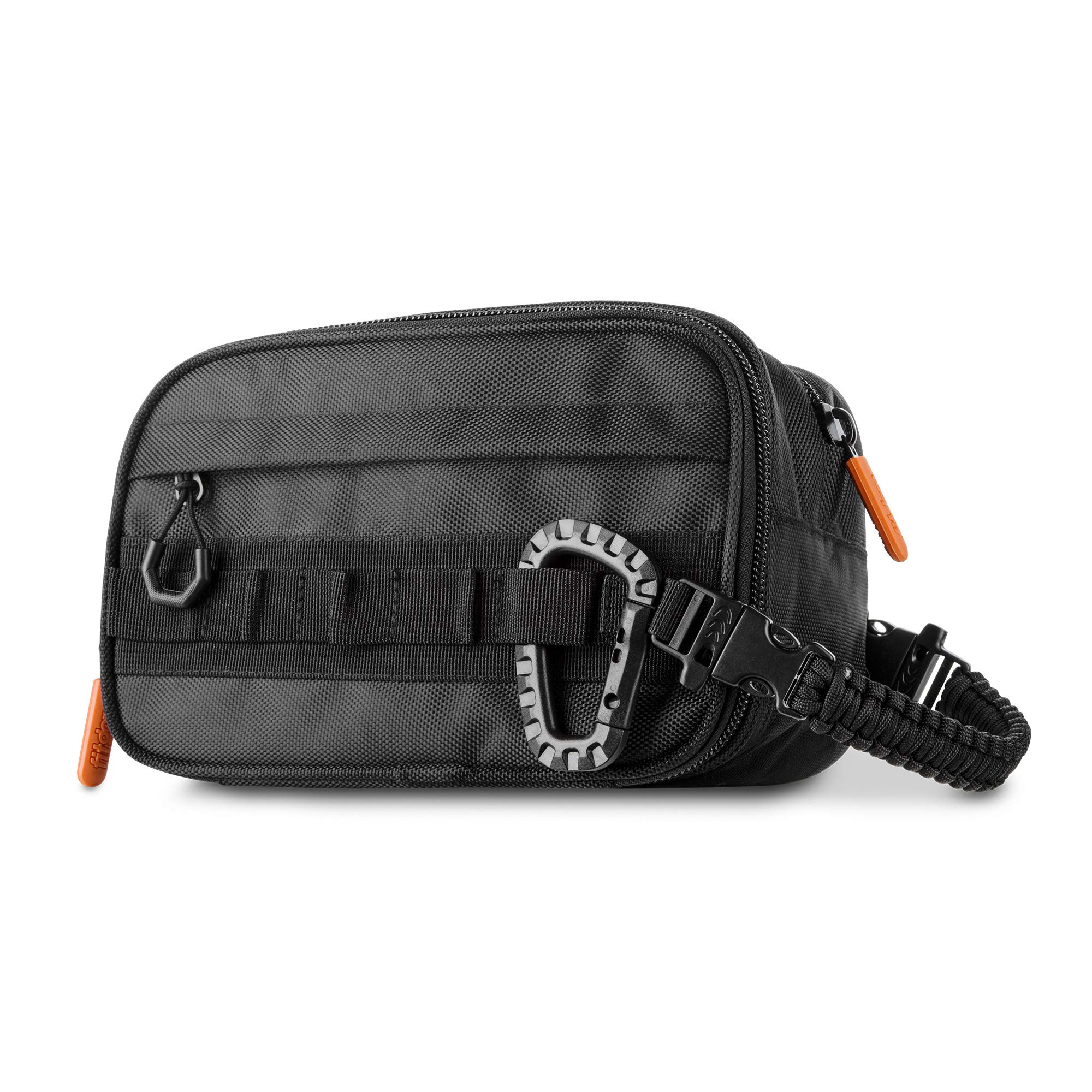 Fitdom Tactical Toiletry Bag for Men - Waterproof Travel Dopp Kit with Multiple Pockets - Perfect for Cosmetics, Shaving, Toothbrush & Grooming Essentials - Ideal for Camping, Gym & Business Trips