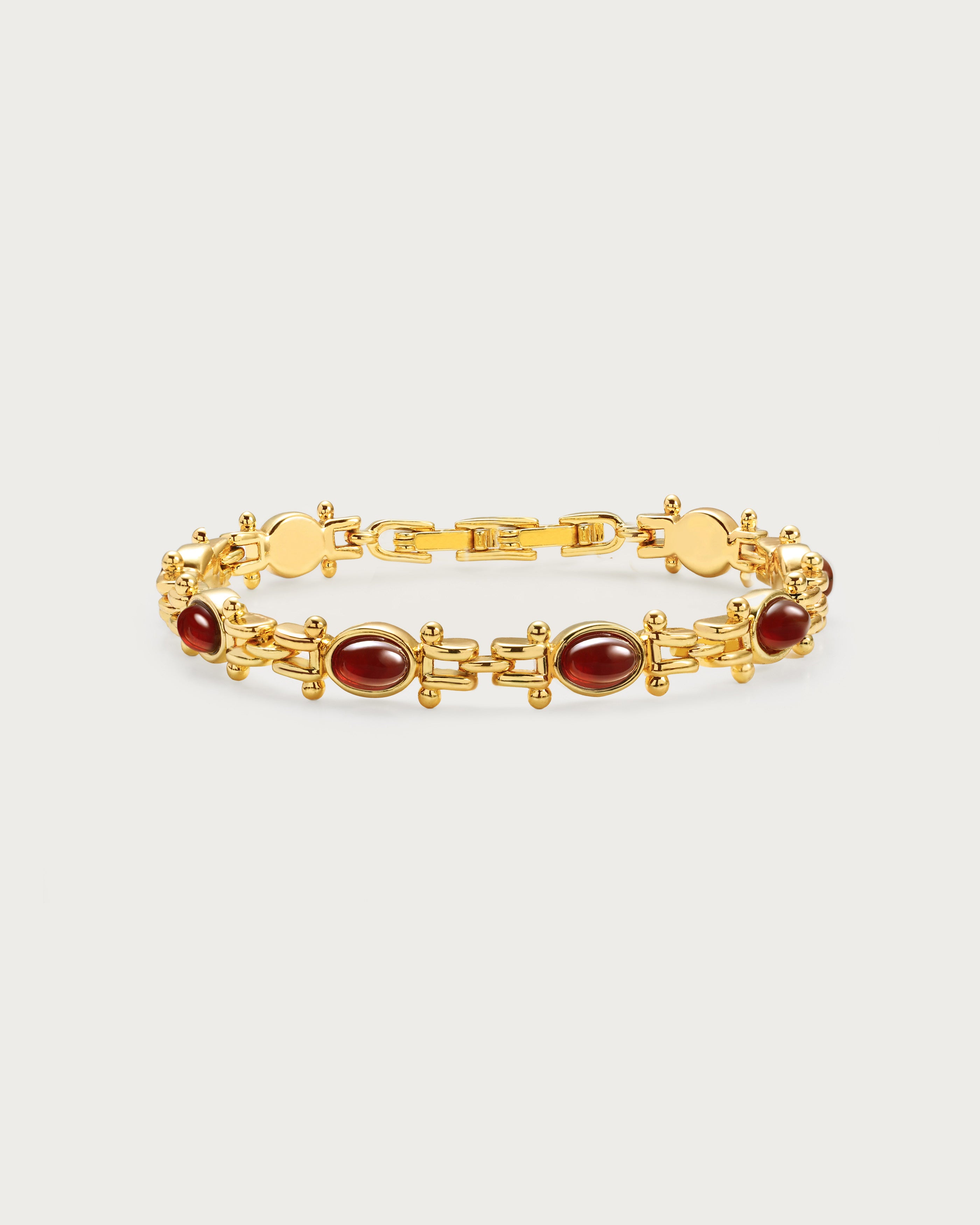 Tess's Treasure Carnelian Bracelet - Natural Gemstone Beaded Bracelet for Women, Healing Crystal Jewelry for Energy & Protection - Perfect for Meditation, Yoga & Spiritual Gifts