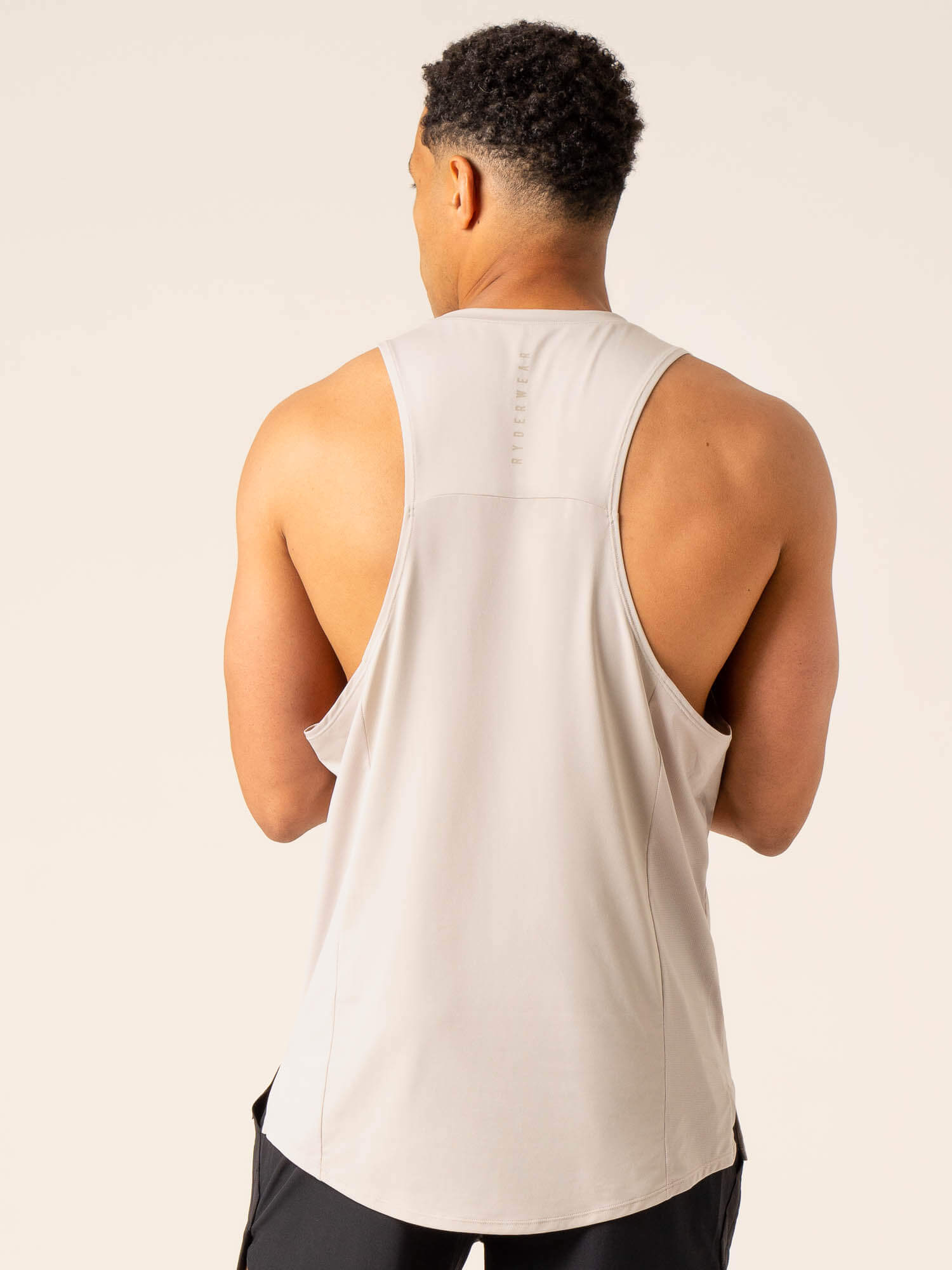 Dynamic Baller Tank Top for Women - Soft Stone Color Workout & Yoga Shirt - Perfect for Gym, Running, and Casual Wear