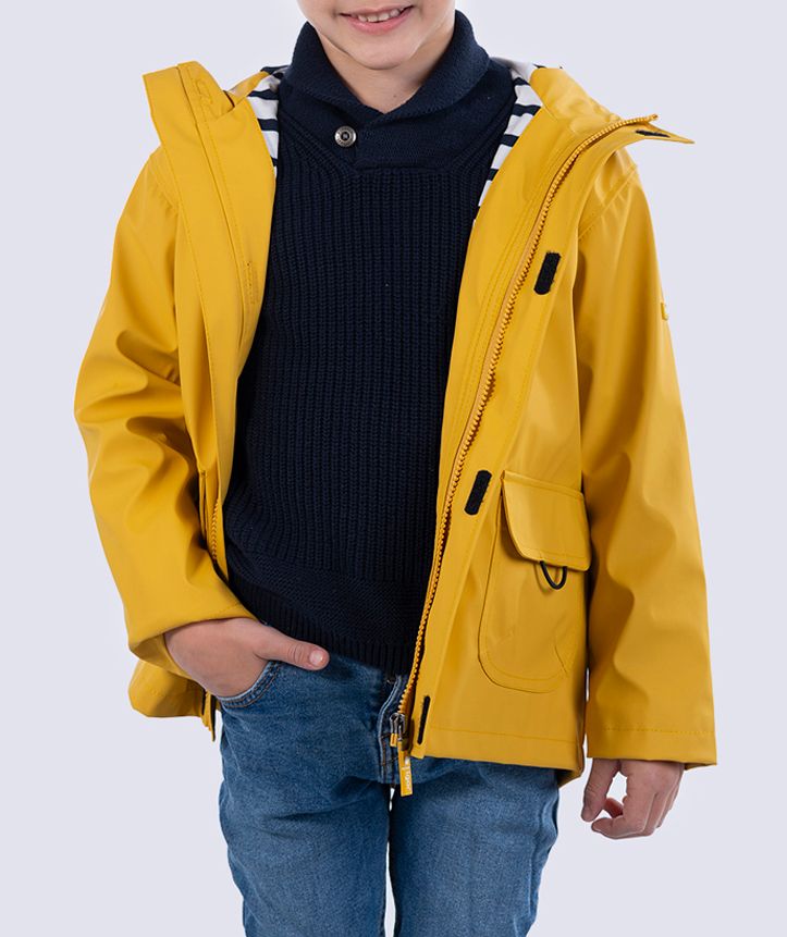 Waterproof Igor Euri Raincoat for Men & Women - Lightweight Yellow Rain Jacket with Hood | Perfect for Hiking, Camping & Outdoor Activities