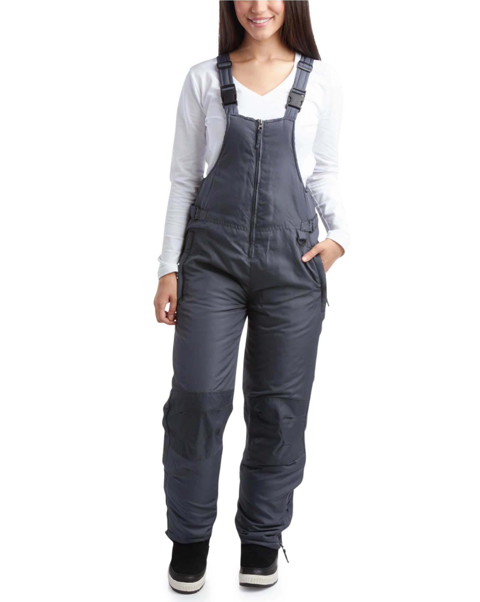 Cherokee Women's Insulated Snow Bib - Waterproof Ski Overalls for Cold Weather (Sizes S-3XL) - Perfect for Skiing, Snowboarding & Winter Outdoor Activities