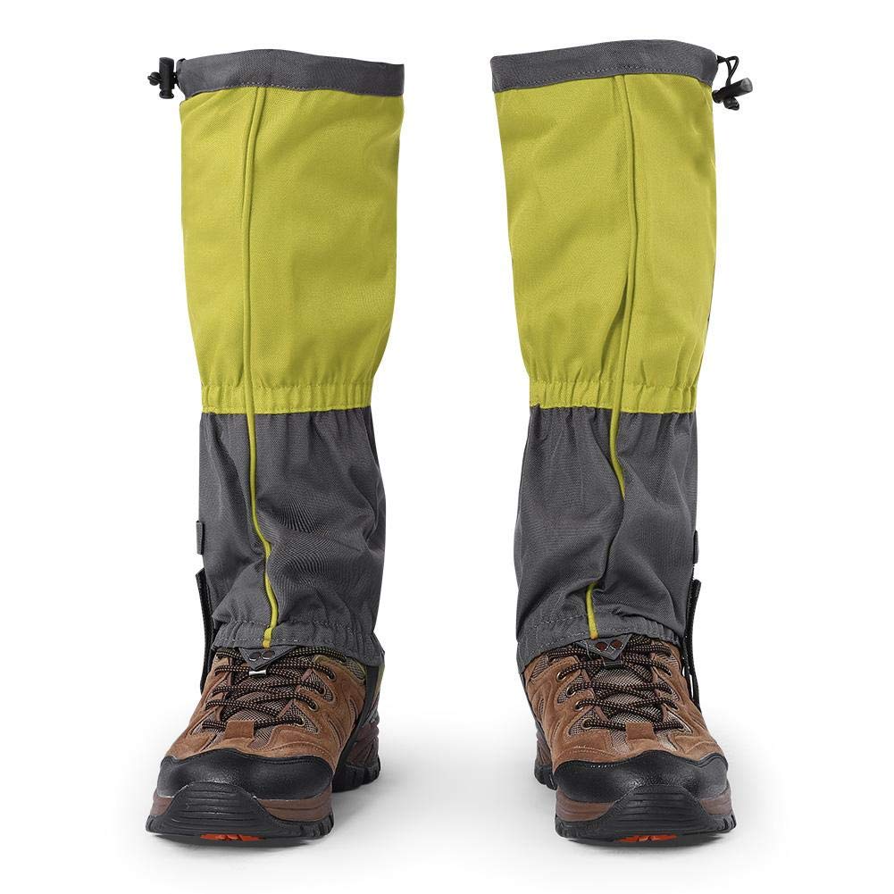 **Canyita Waterproof Windproof Adjustable Leg Gaiters for Hiking, Skiing & Climbing - Premium Oxford Boot Covers for Outdoor Adventures**    *(Use: Ideal for hiking trails, snowy slopes, mountain climbing, and rugged terrain to keep legs dry and protected.)*