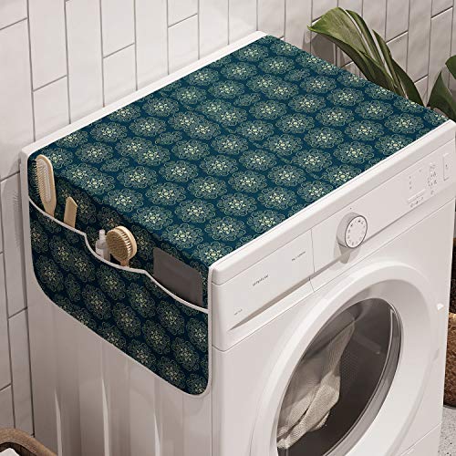 Dark Teal and Pale Green