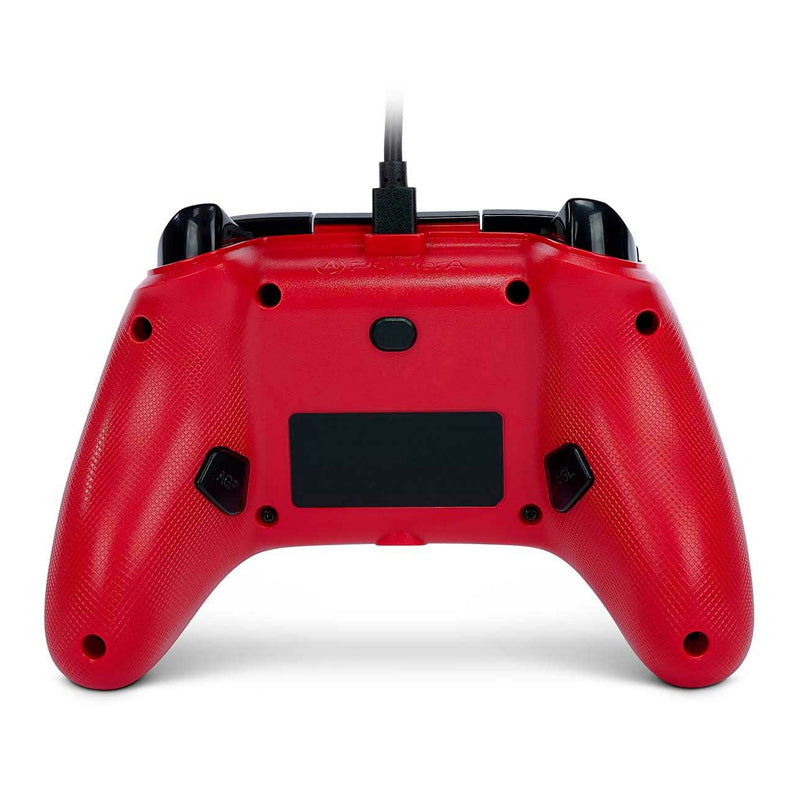 PowerA Wired Controller for Xbox Series X|S - Red | Enhanced Gaming Experience for Xbox Series X and S Consoles