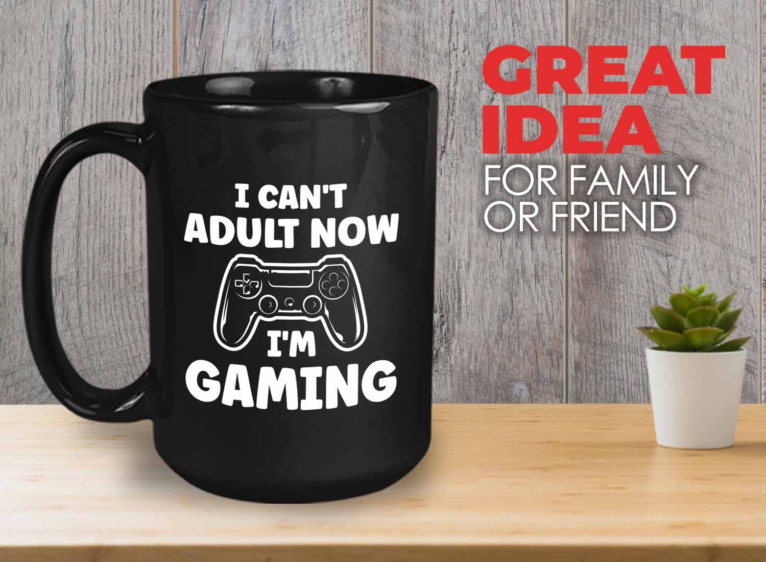 Bubble Hugs 15oz Black Gaming Coffee Mug - Funny 'Now I'm Gaming' Design for Video Game Lovers - Perfect Gift for Console Gamers, Multiplayer & Shooting Game Enthusiasts - Great for Gaming Sessions, Office Use & Geek Decor