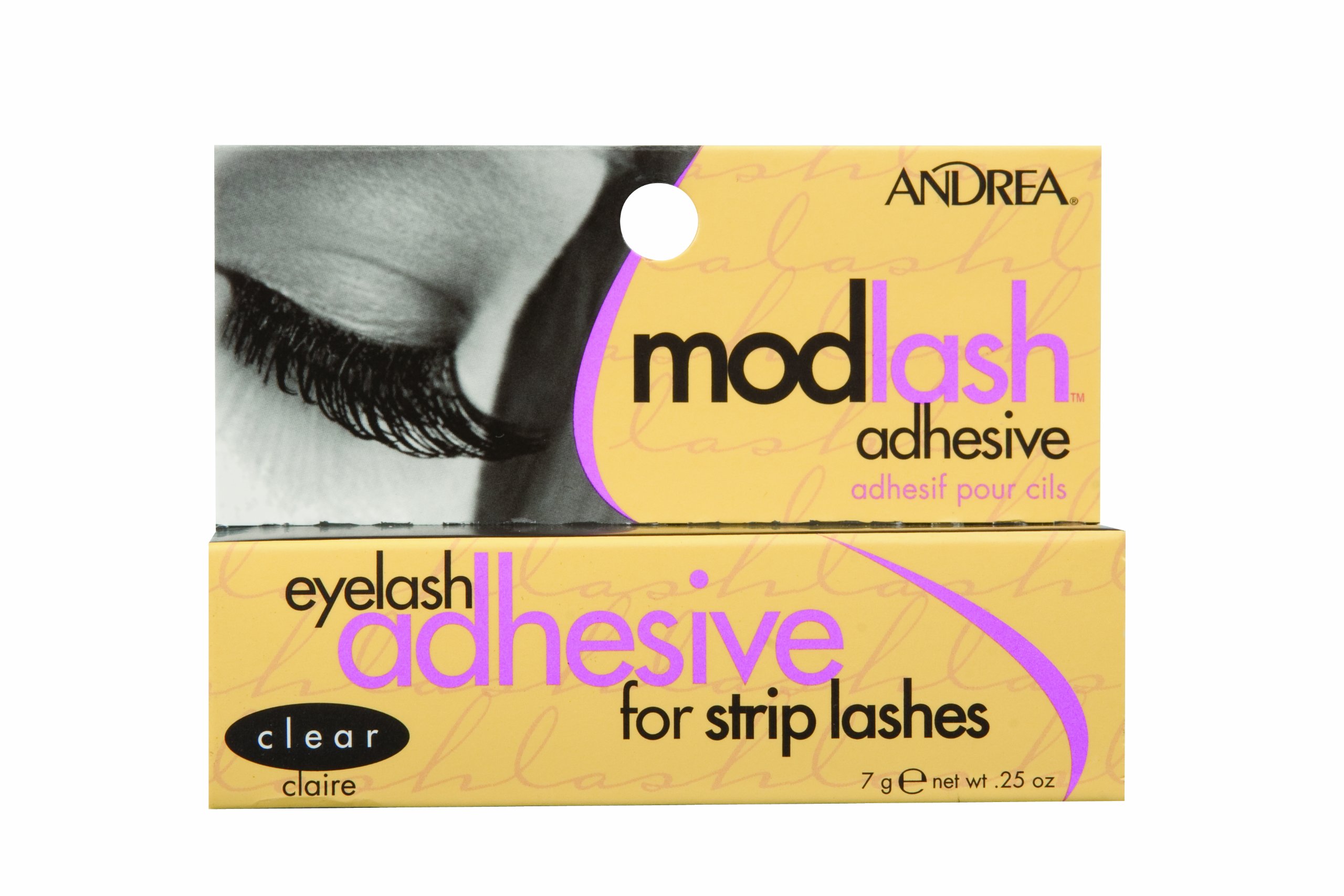 Andrea Mod Lash Adhesive - Clear, 0.25-Ounce (Pack of 6) | Professional False Eyelash Glue for Long-Lasting Hold | Perfect for Daily Wear, Special Occasions & Makeup Artists