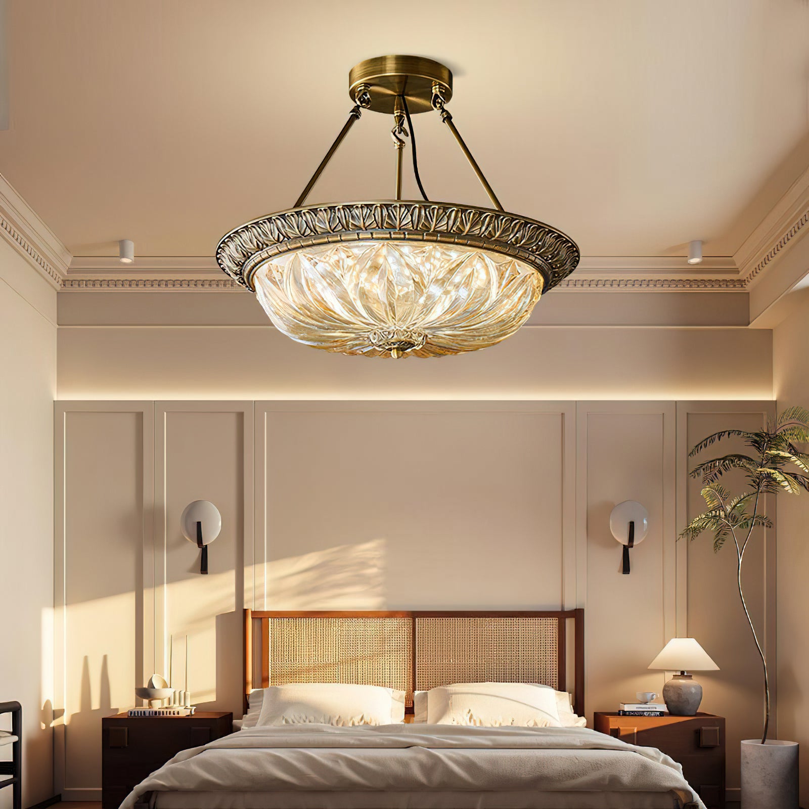 Montego Ceiling Lamp - Modern LED Chandelier Light Fixture for Living Room, Bedroom & Dining Room | Energy Efficient Home Lighting Decor