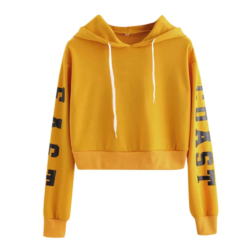 Trendy Cropped Hoodies for Women - Y2K Fashion Pullover with Letter Graphic, Loose Casual Sweatshirt for Fall & Winter | Perfect for Streetwear, E-Girl Style & Everyday Outfits