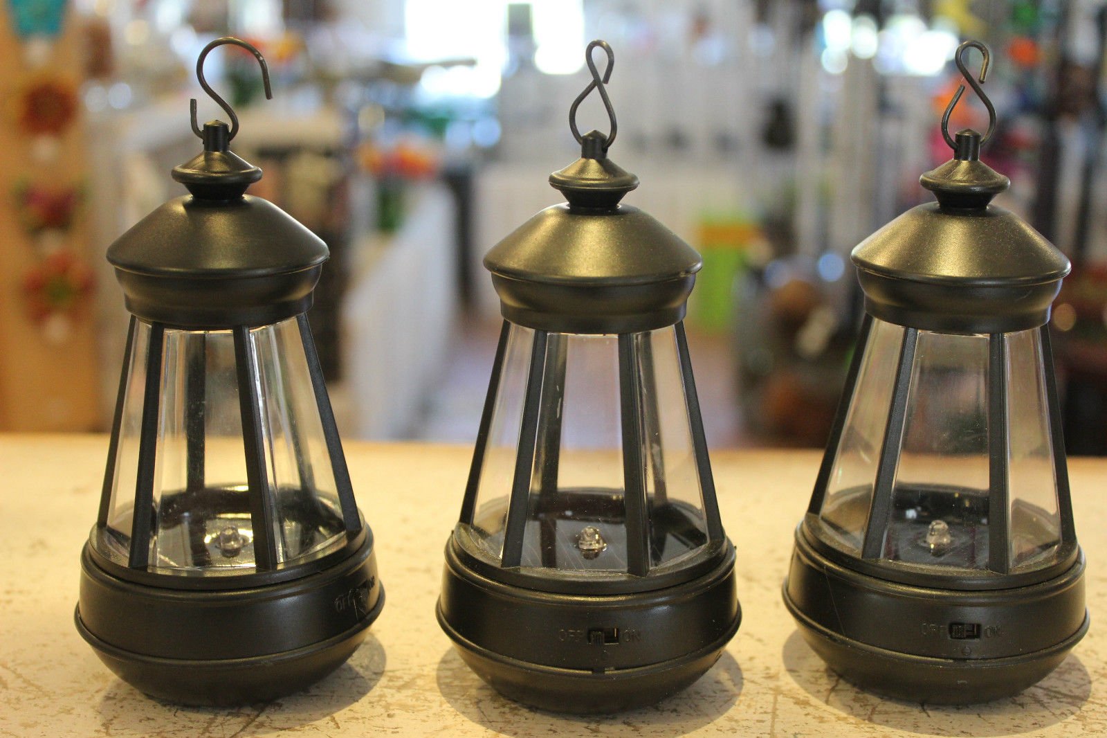 Solar Powered LED Lantern Lights - Waterproof Outdoor Camping Lights for Garden, Patio, Emergency & Power Outages
