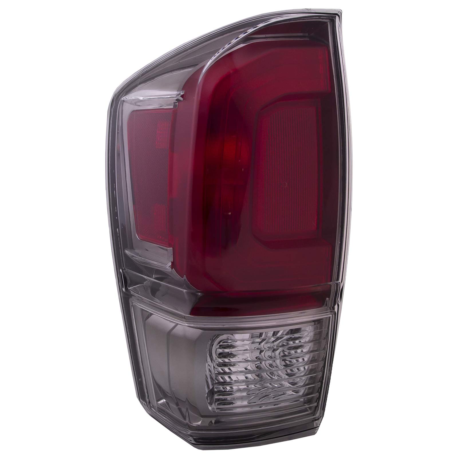 Smoked LED Tail Lights for Toyota Tacoma 2016-2019 - Factory Style Replacement with Left Driver Side Light - Perfect for Night Driving & Off-Road Adventures