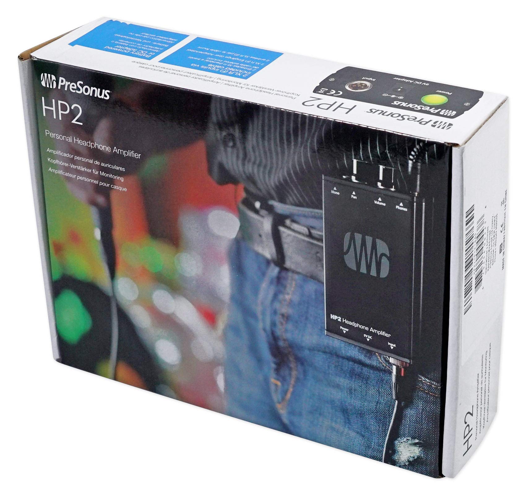 Presonus HP2 2-Channel Stereo Headphone Amplifier with HD7 Studio Headphones - Professional Audio Monitoring for Recording, Mixing & Podcasting