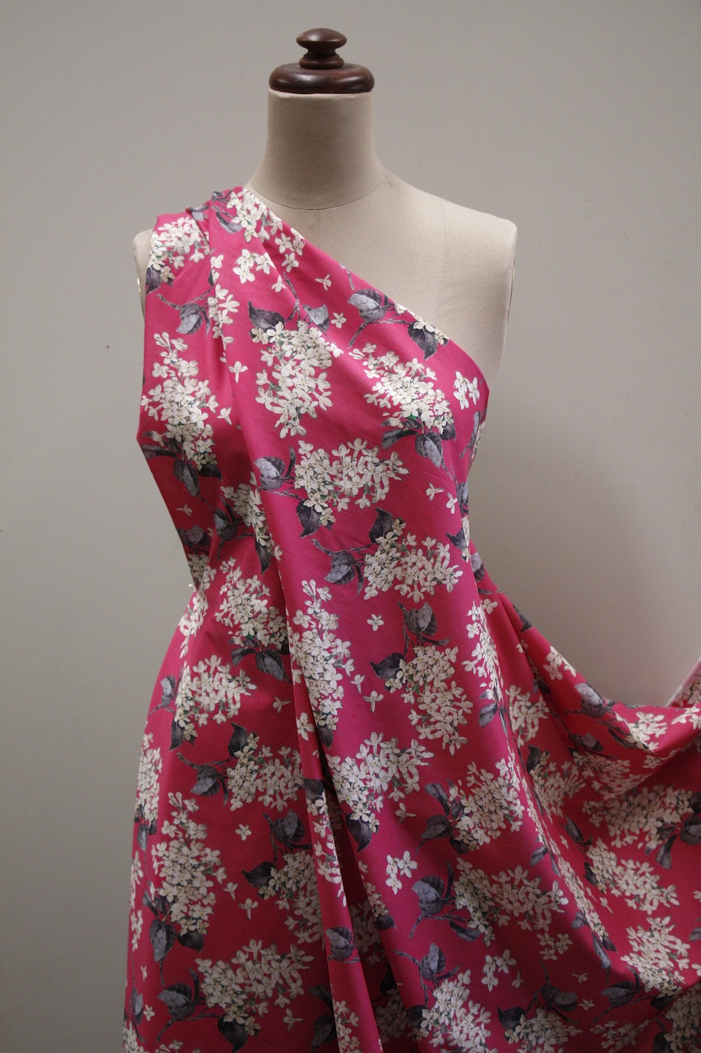 Liberty of London Archive Lilac Pink Floral Print Fabric - Perfect for Dresses, Scarves & Home Decor
