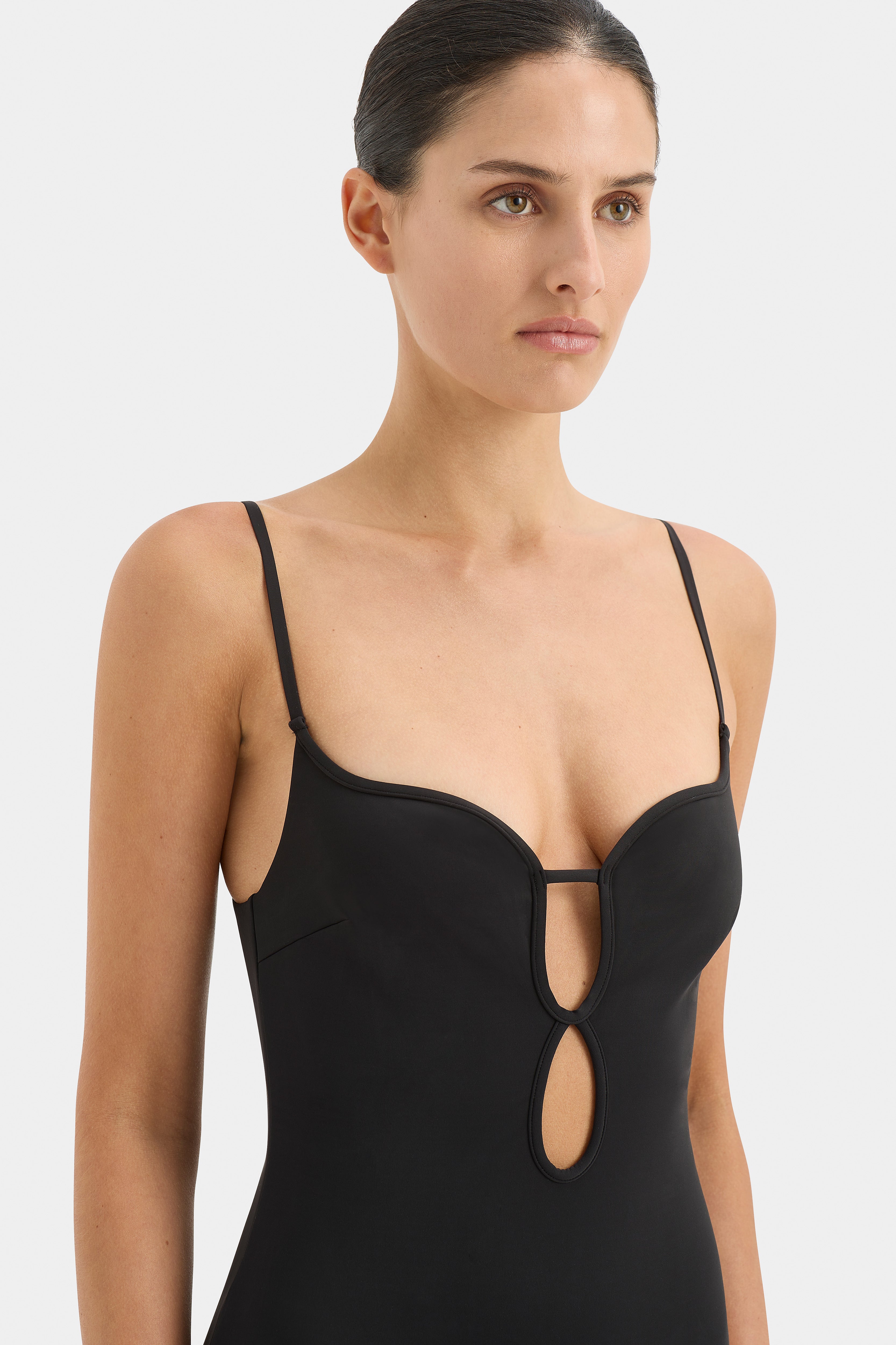 Renata Keyhole One Piece Swimsuit - Sexy High Cut Monokini Bathing Suit for Women - Perfect for Beach, Pool, and Summer Vacations